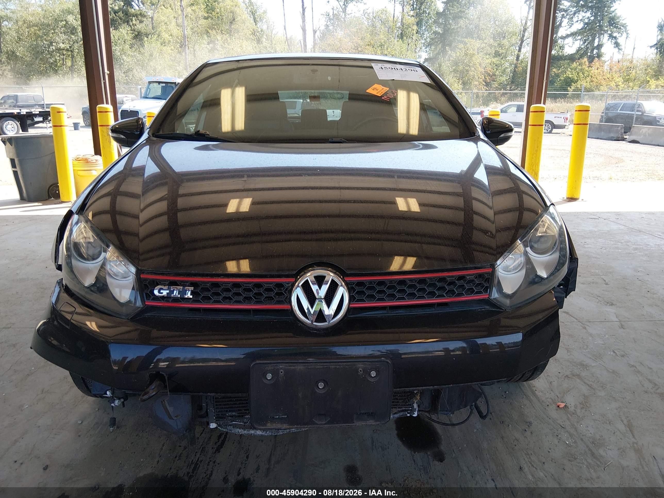 2014 Volkswagen Gti Driver's Edition Black vin: WVWHD7AJXEW003189