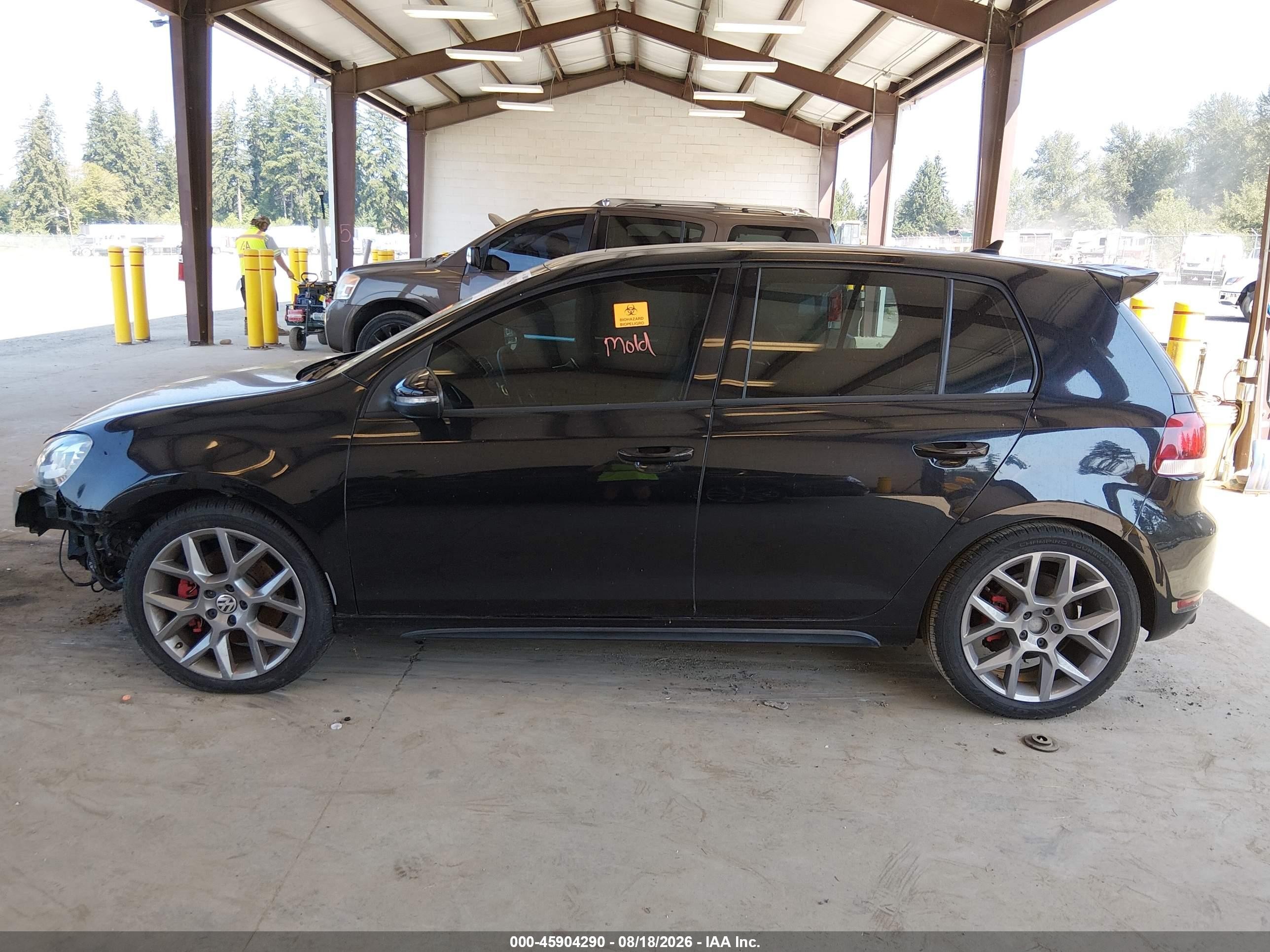 2014 Volkswagen Gti Driver's Edition Black vin: WVWHD7AJXEW003189