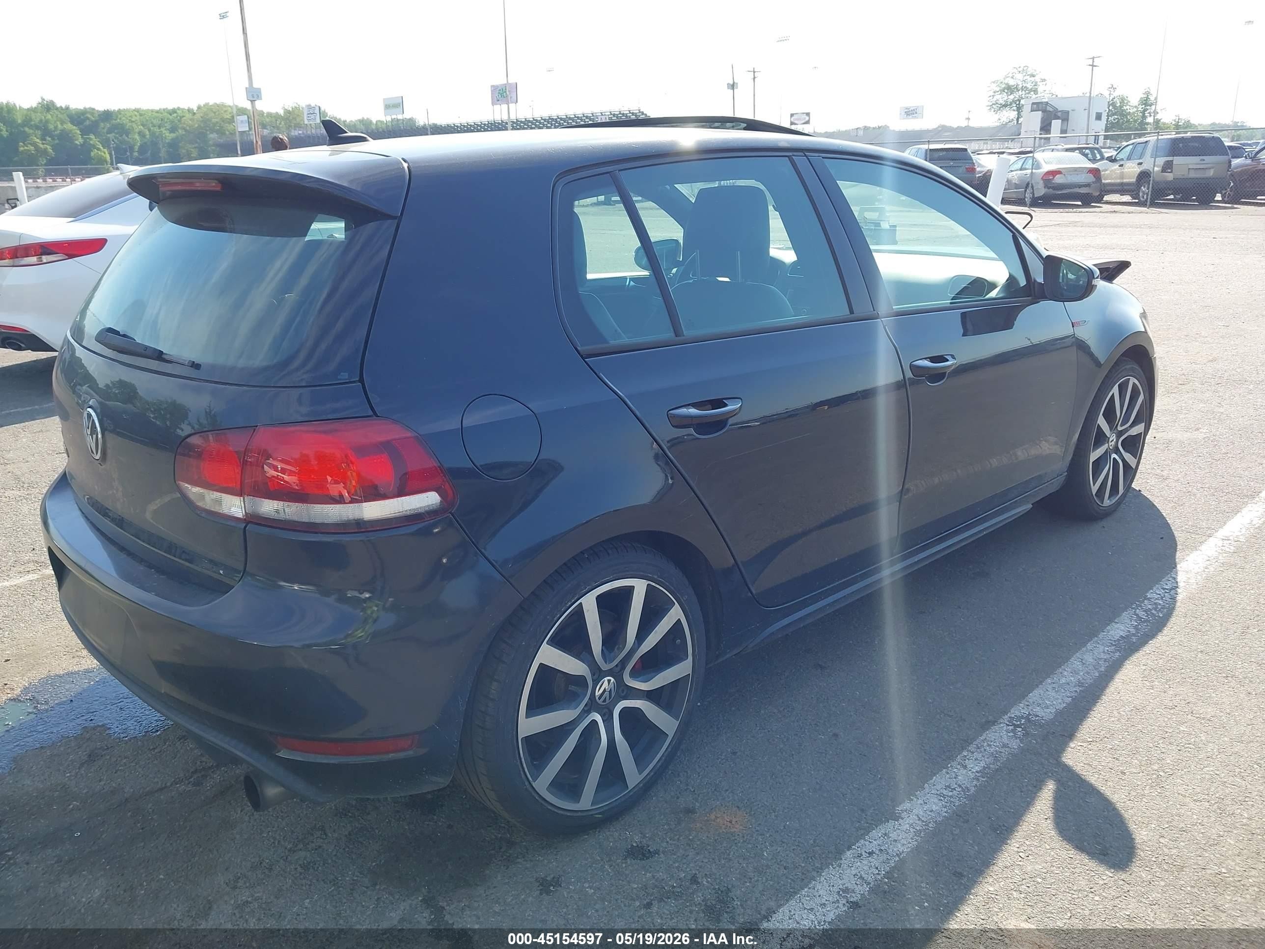 2014 Volkswagen Gti Driver's Edition Black vin: WVWHD7AJXEW008585