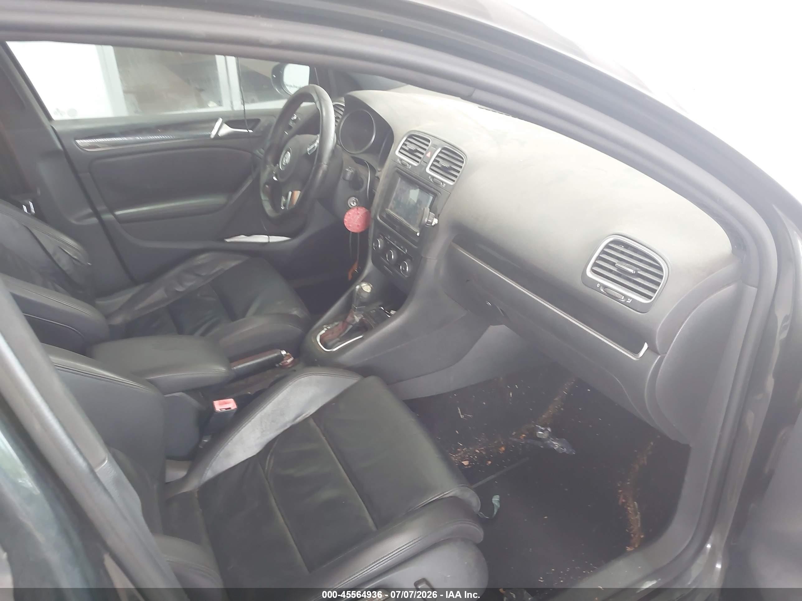 2014 Volkswagen Gti   Gray vin: WVWHD7AJXEW010689