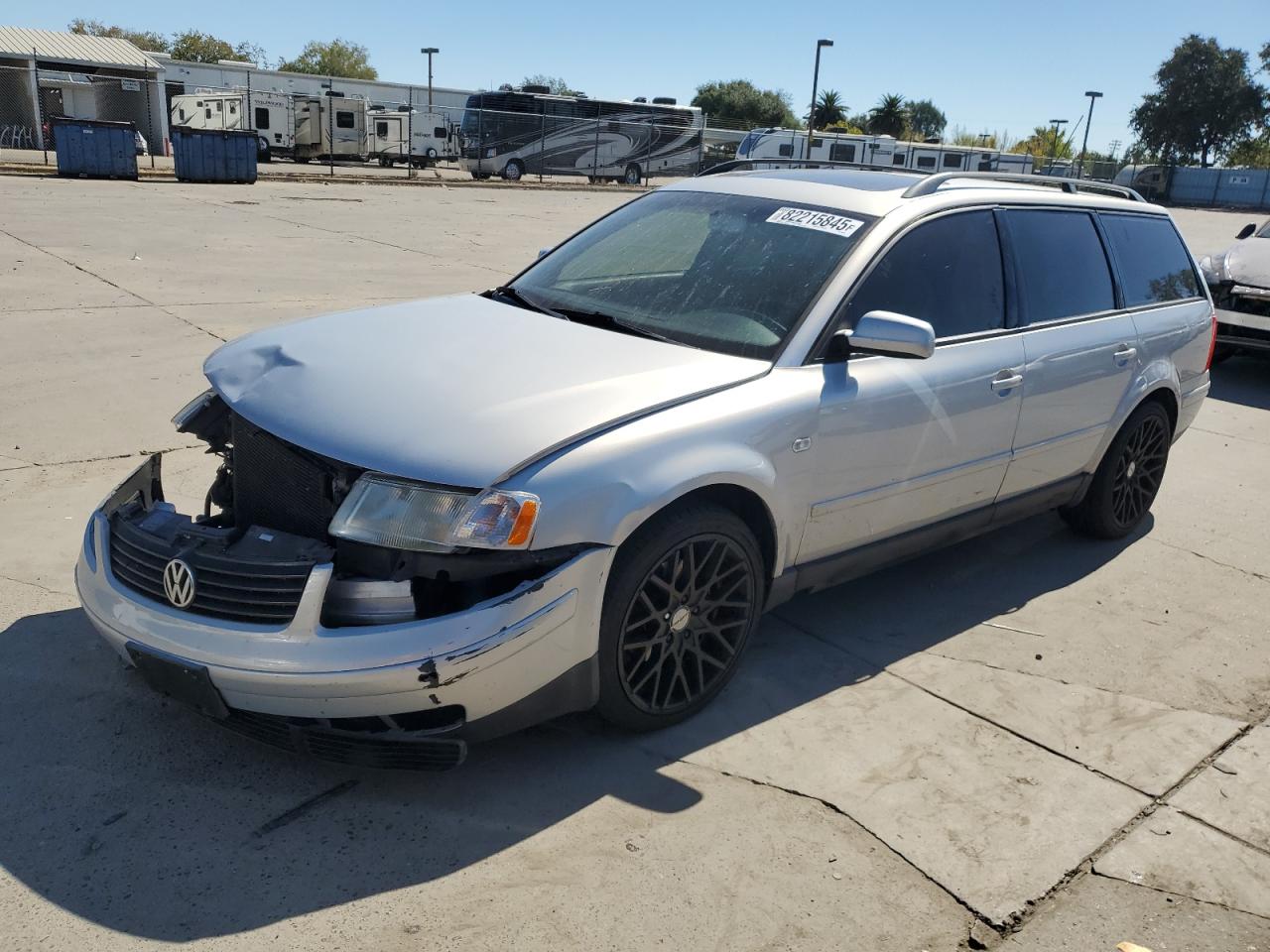 2001 Volkswagen Passat Gls Silver vin: WVWHH63B71E003865