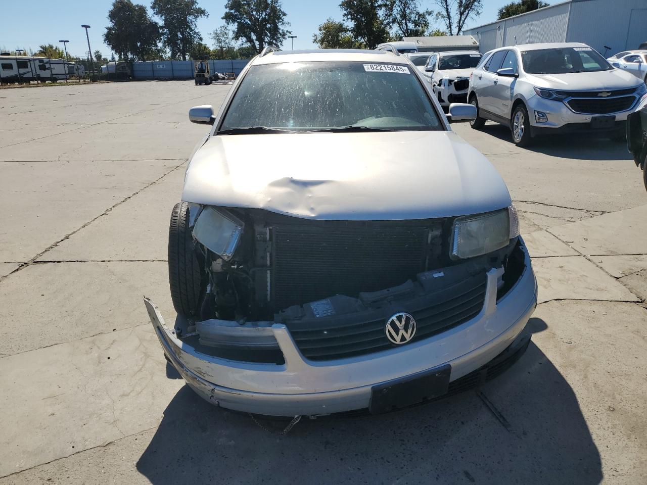 2001 Volkswagen Passat Gls Silver vin: WVWHH63B71E003865