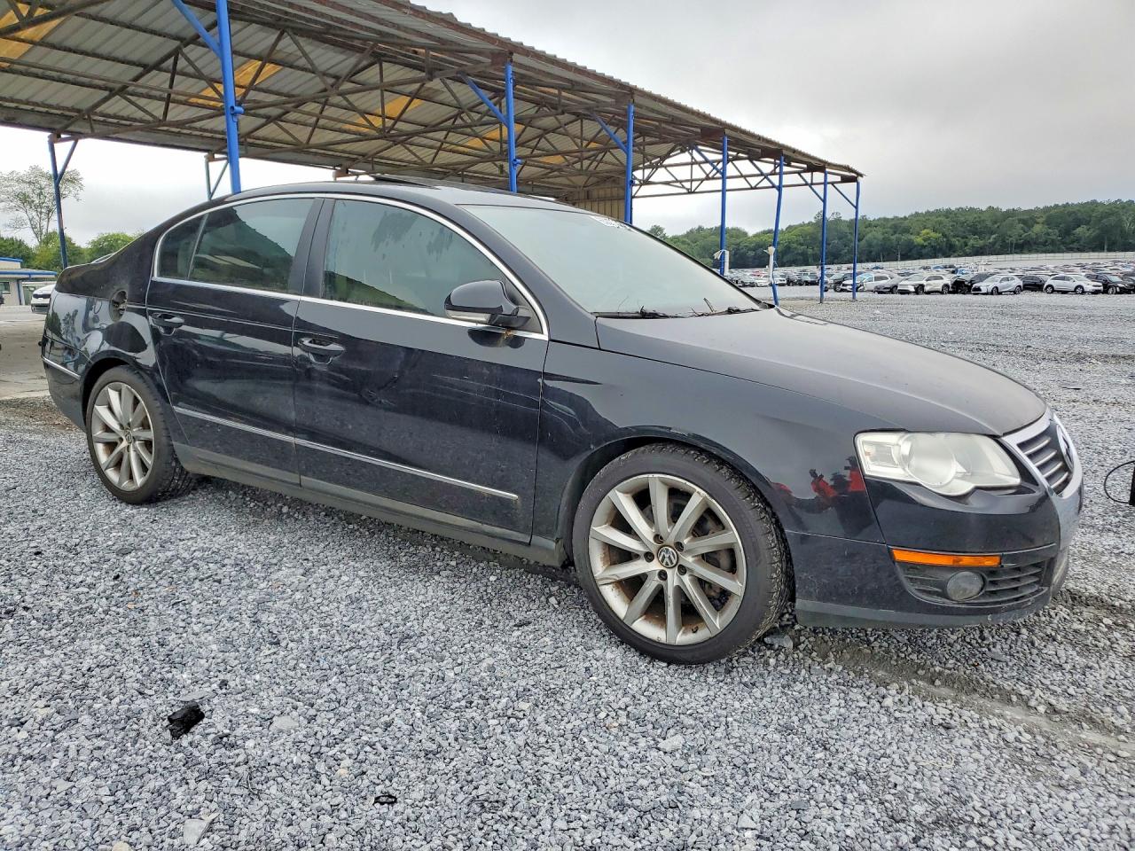 2007 Volkswagen Passat 2.0t Sport Black vin: WVWHK73C57E170458