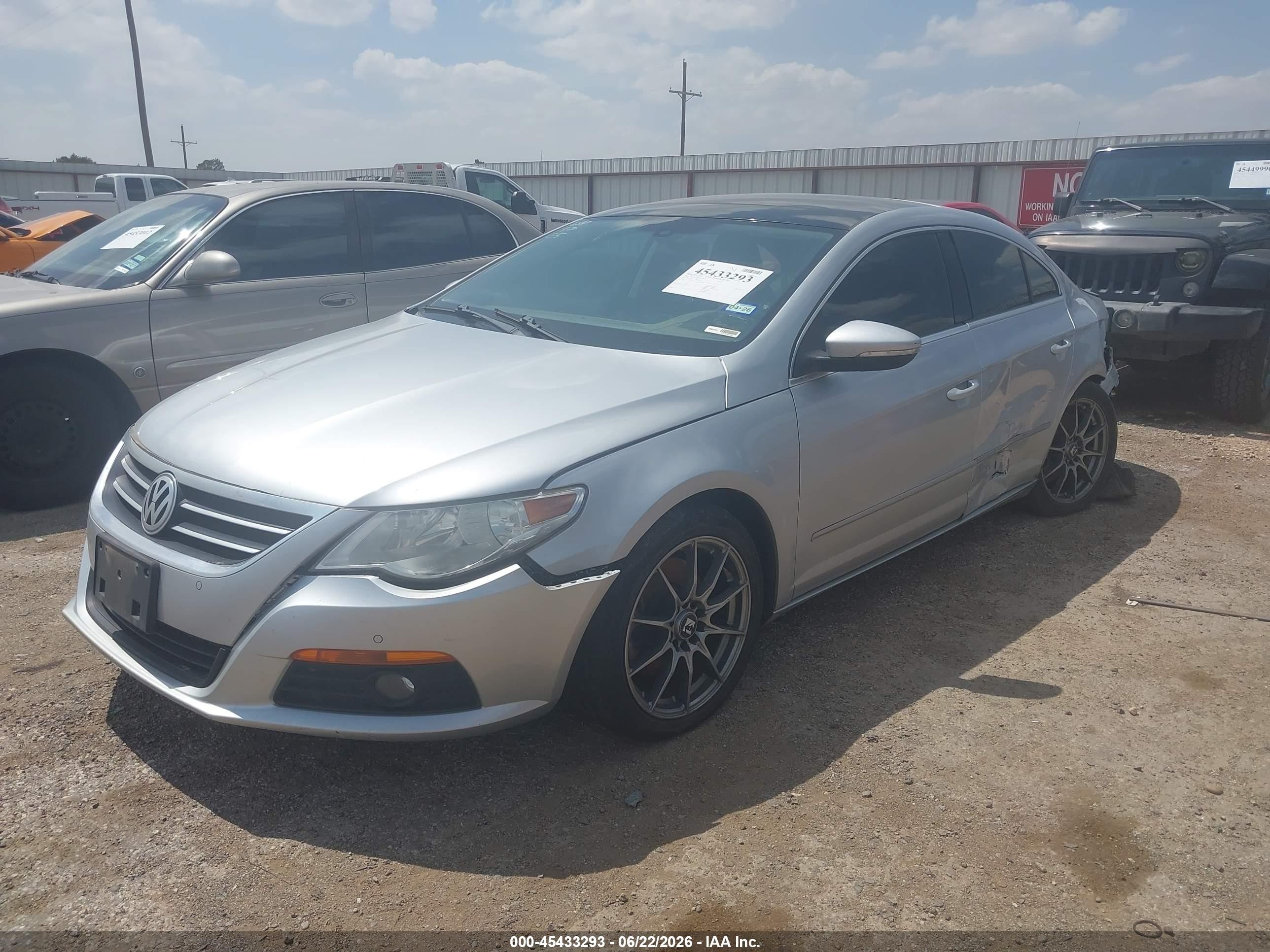2009 Volkswagen Cc Luxury Silver vin: WVWHL73C19E509975