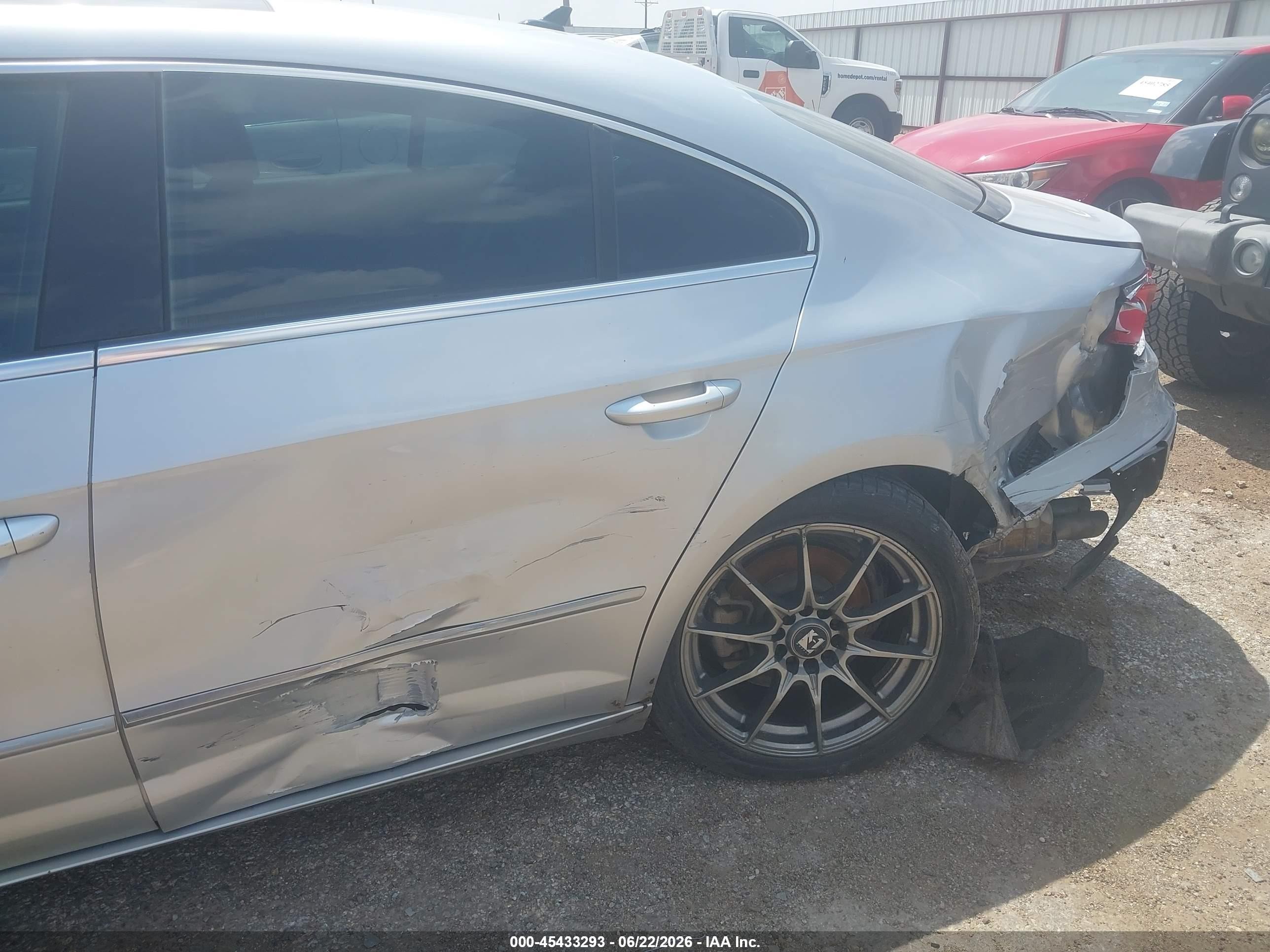 2009 Volkswagen Cc Luxury Silver vin: WVWHL73C19E509975