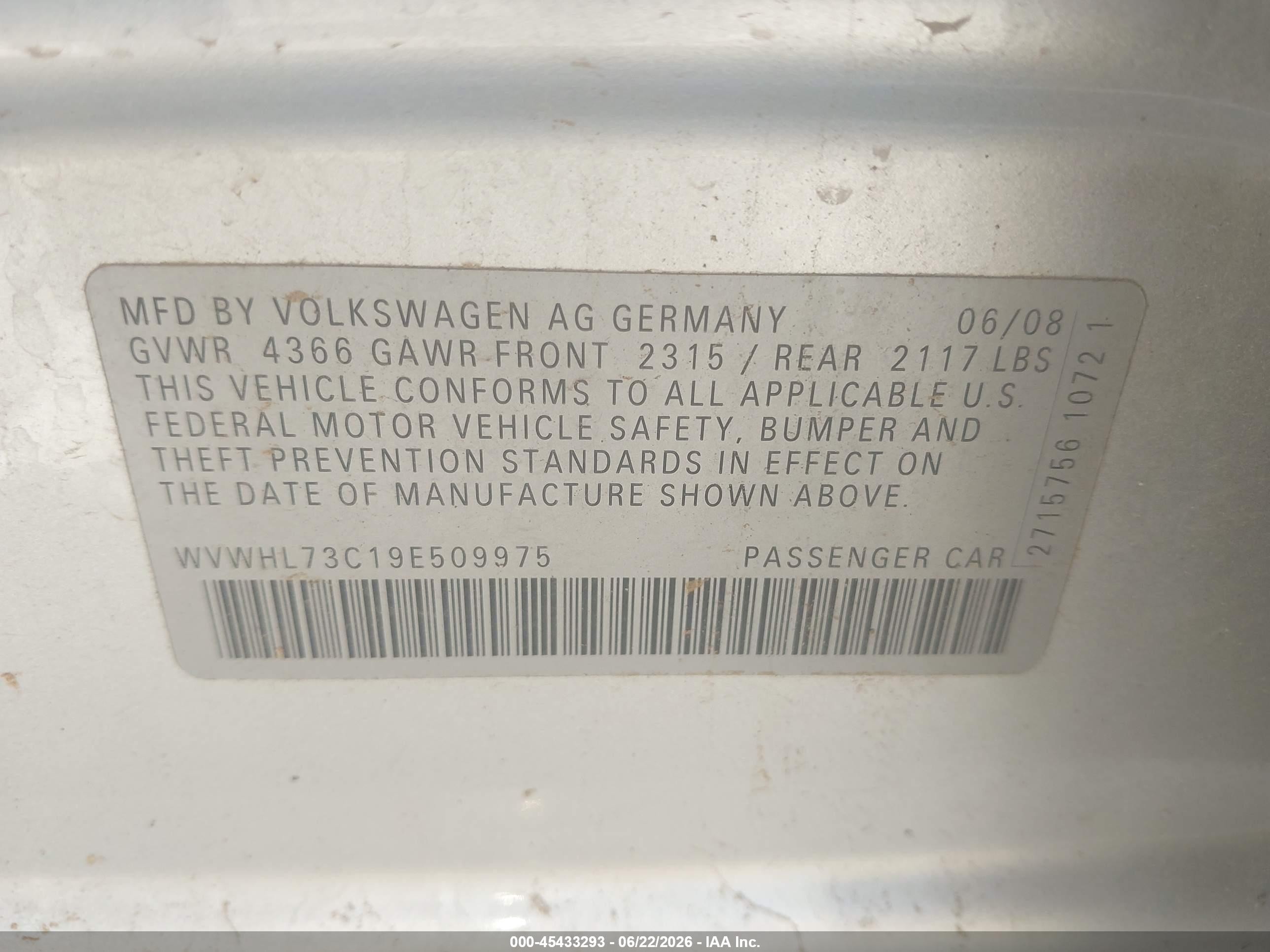 2009 Volkswagen Cc Luxury Silver vin: WVWHL73C19E509975