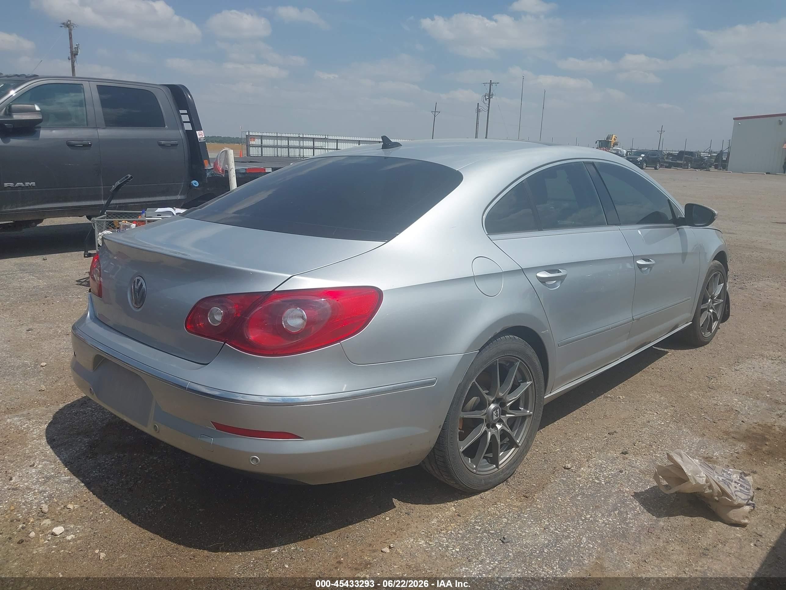2009 Volkswagen Cc Luxury Silver vin: WVWHL73C19E509975