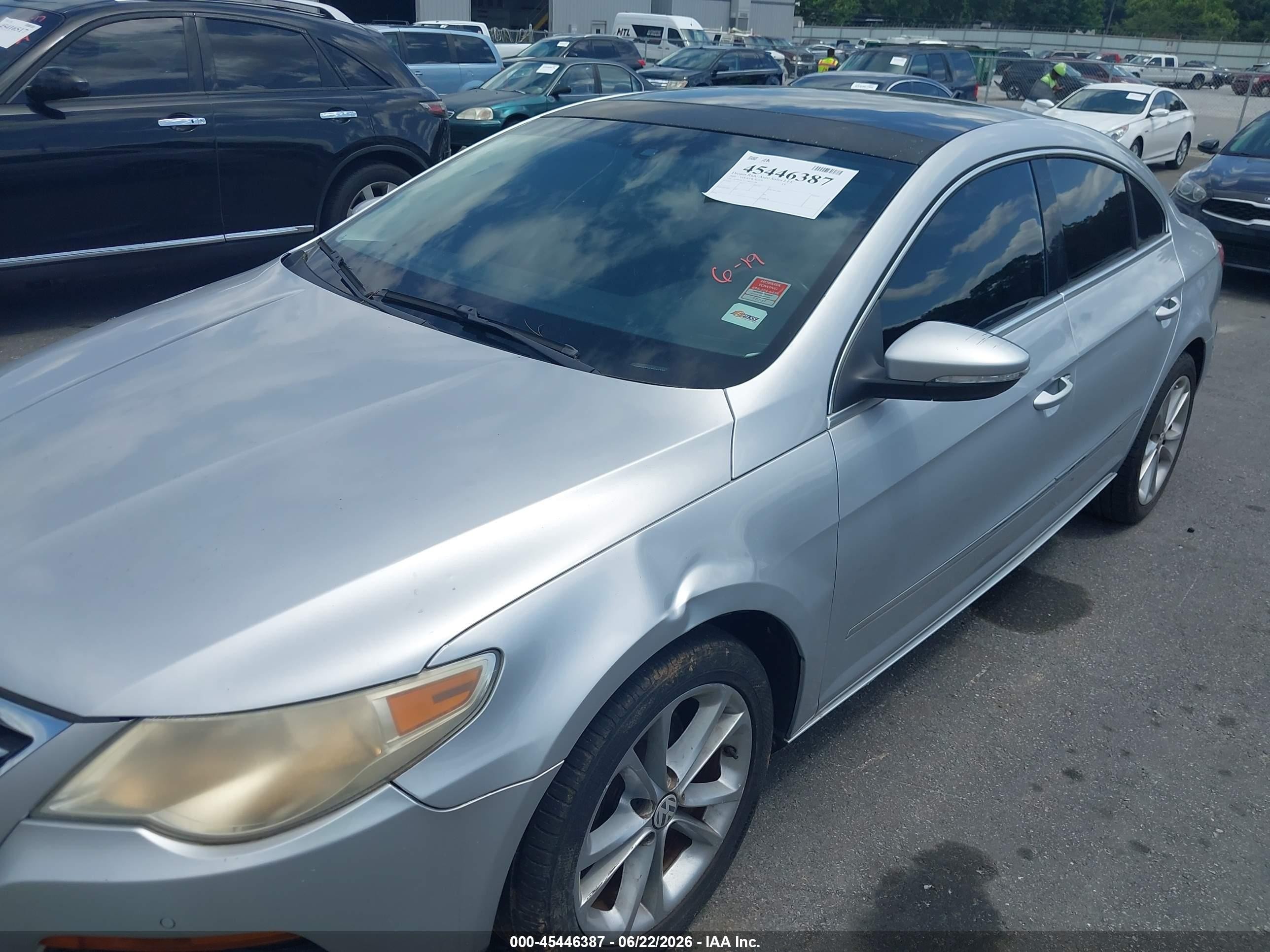 2009 Volkswagen Cc Luxury Серебряный vin: WVWHL73C19E547786