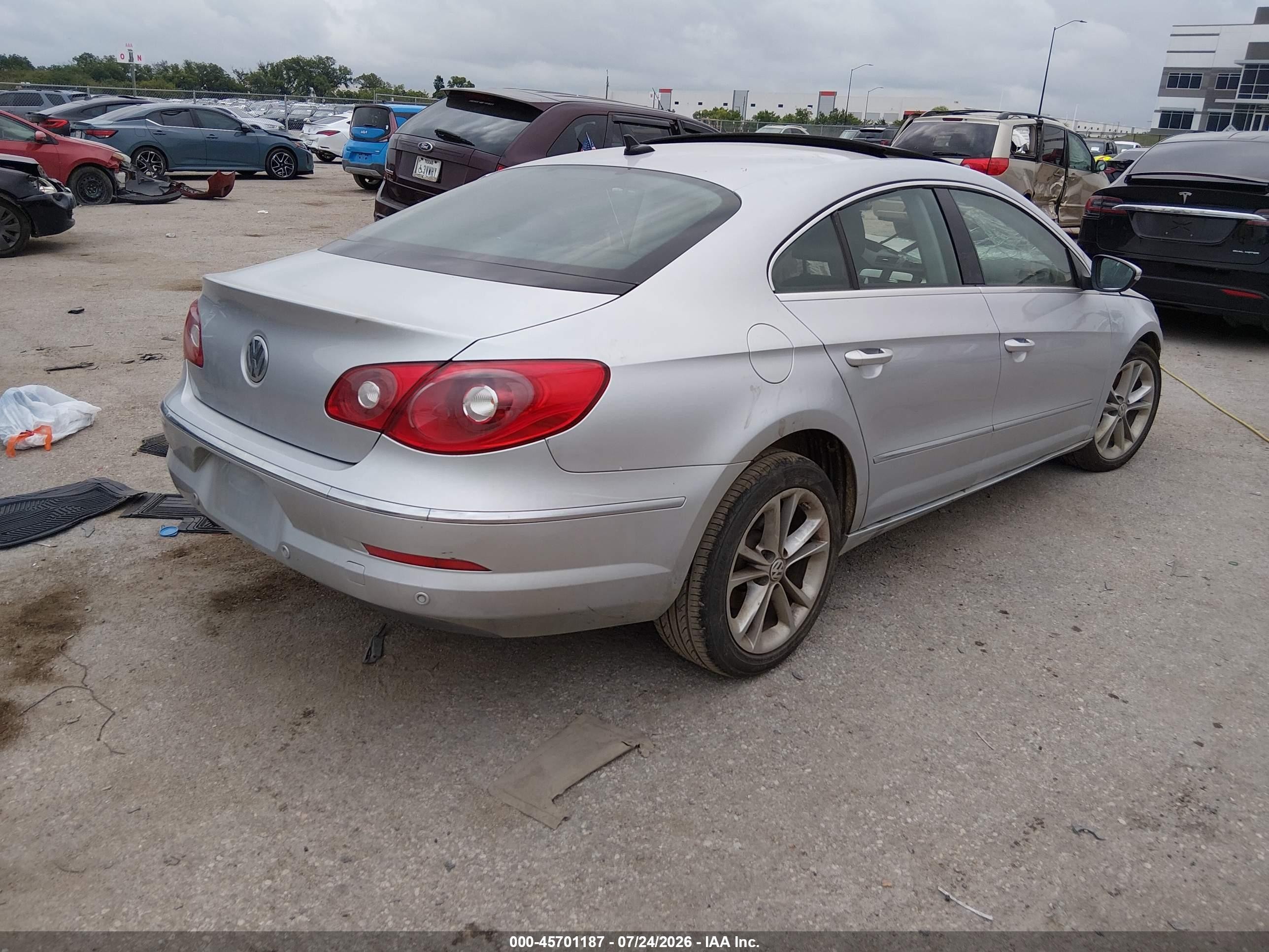 2009 Volkswagen Cc Luxury Gray vin: WVWHL73C59E545989