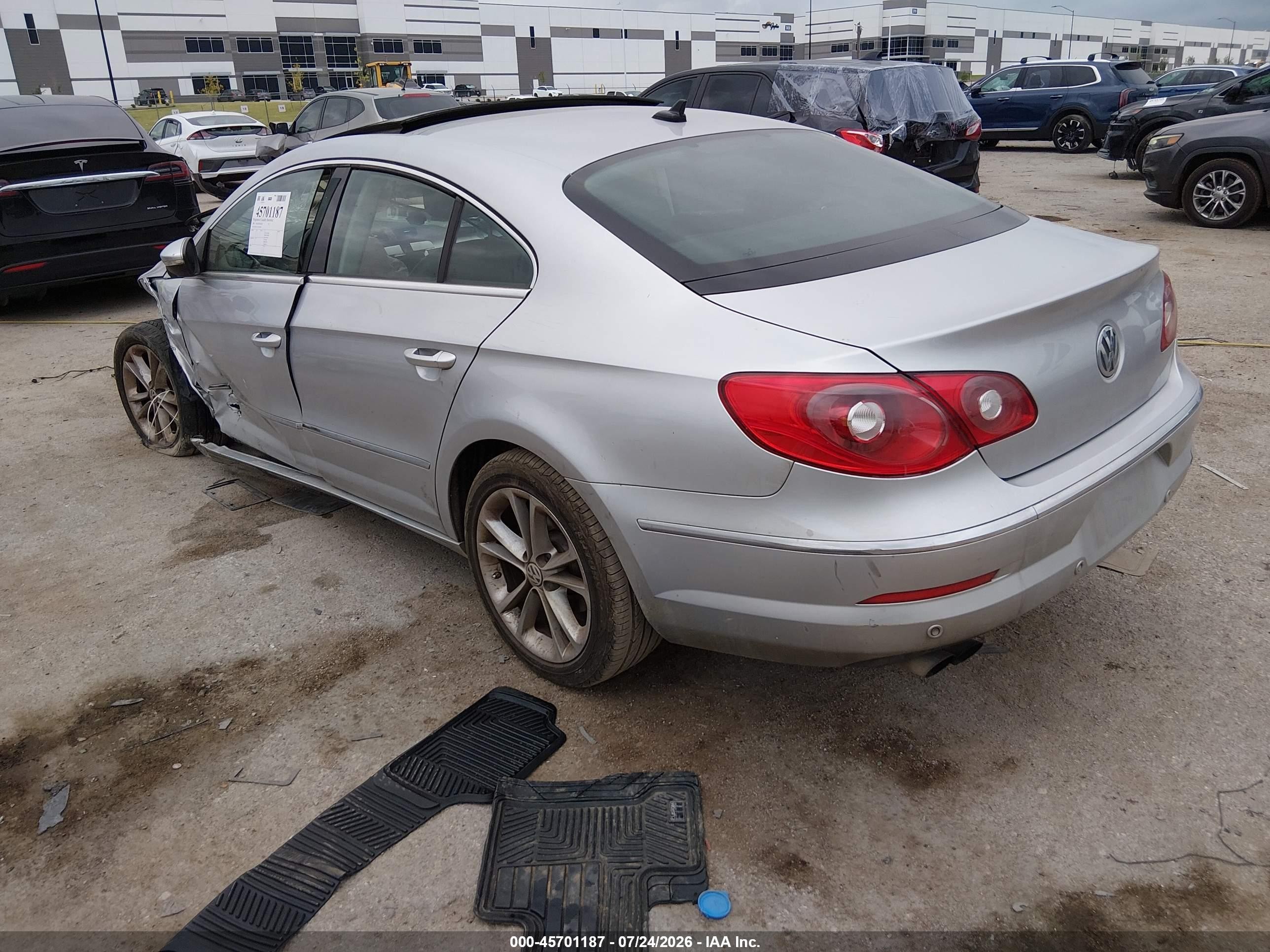 2009 Volkswagen Cc Luxury Gray vin: WVWHL73C59E545989