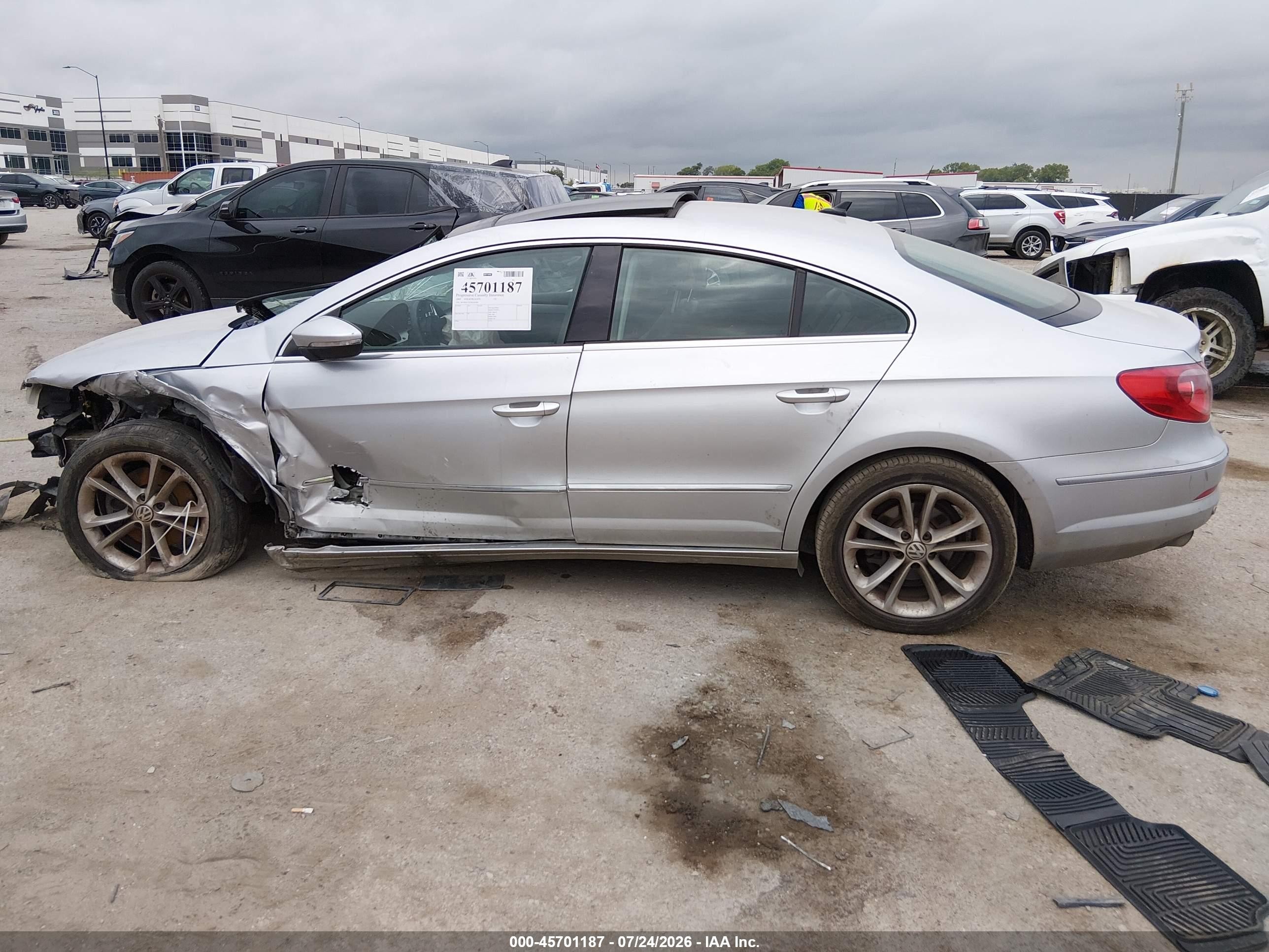 2009 Volkswagen Cc Luxury Gray vin: WVWHL73C59E545989