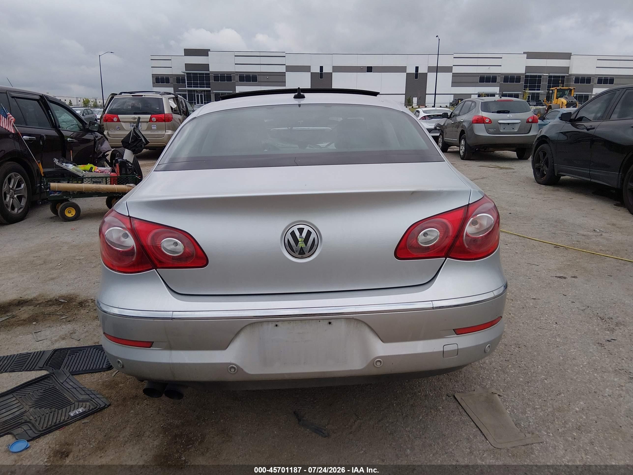 2009 Volkswagen Cc Luxury Gray vin: WVWHL73C59E545989