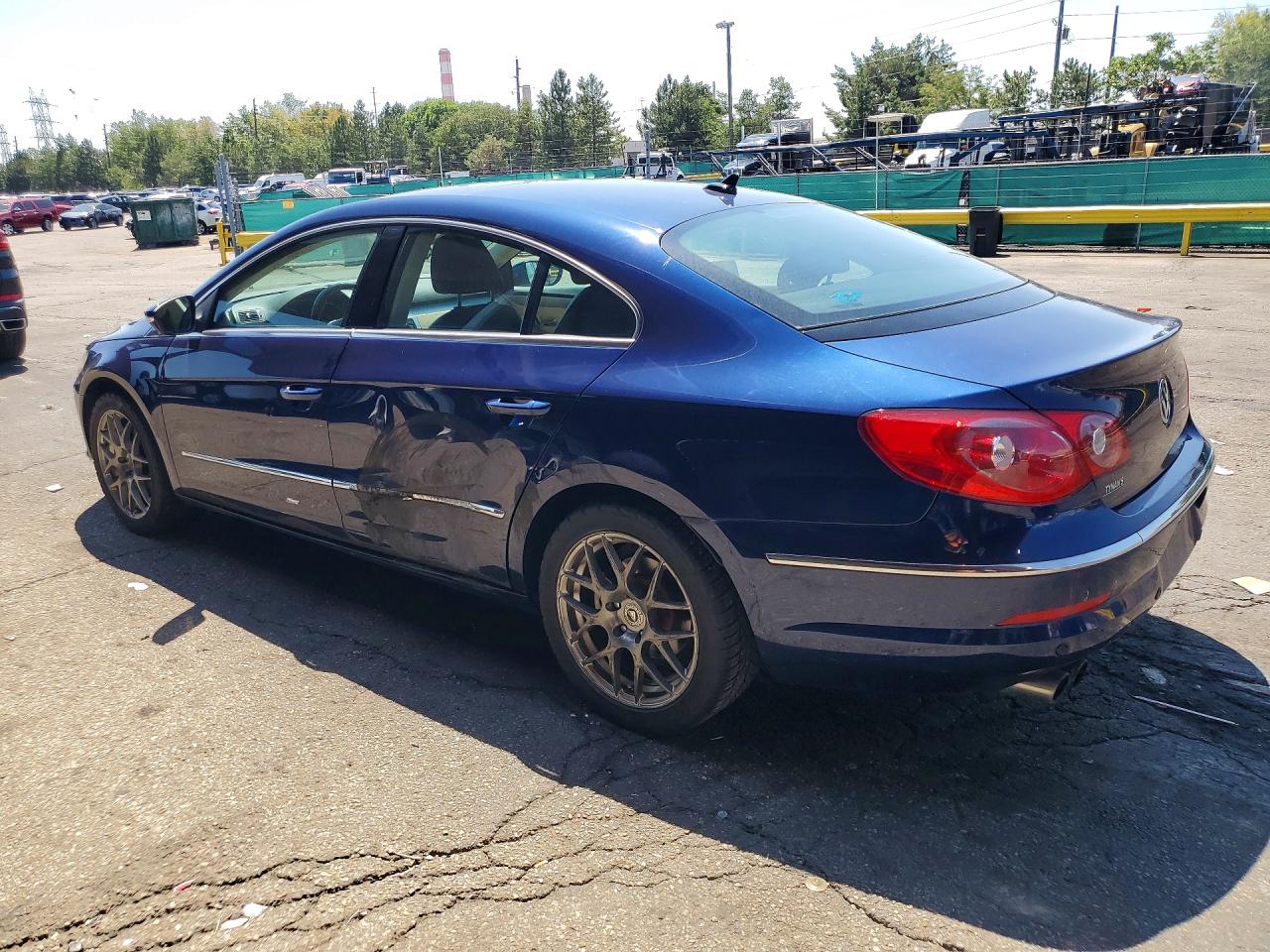 2009 Volkswagen Cc Luxury Blue vin: WVWHL73C79E532094