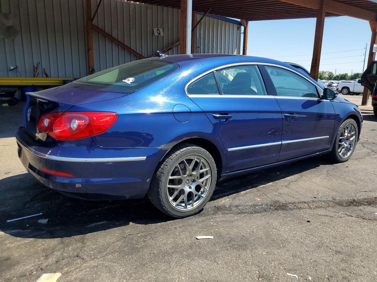 2009 Volkswagen Cc Luxury Blue vin: WVWHL73C79E532094