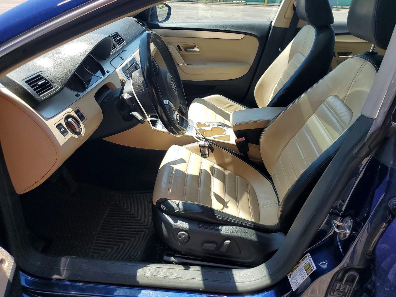 2009 Volkswagen Cc Luxury Blue vin: WVWHL73C79E532094