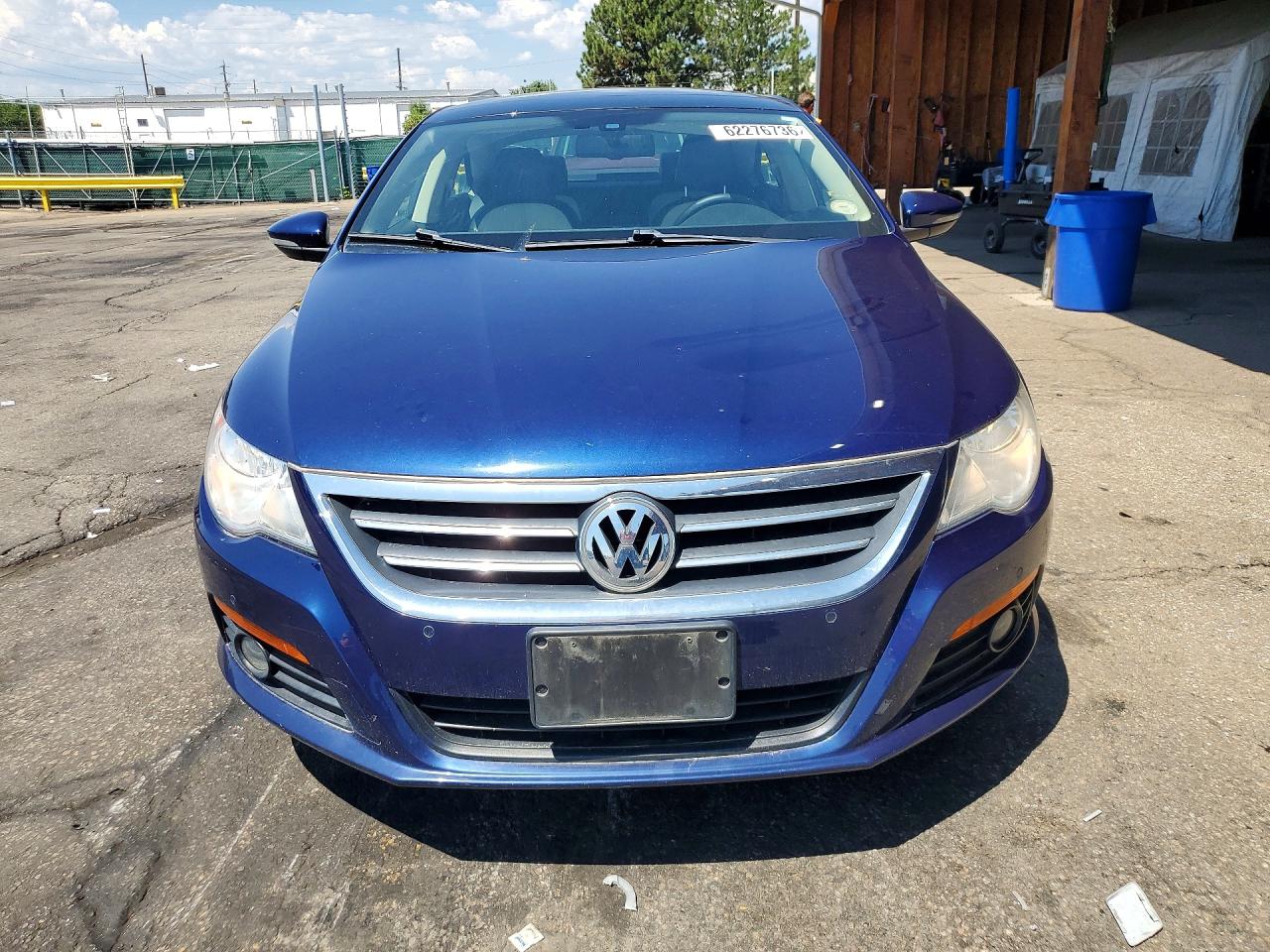 2009 Volkswagen Cc Luxury Blue vin: WVWHL73C79E532094