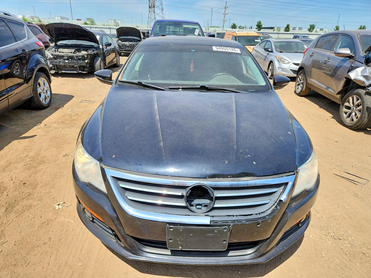 2009 Volkswagen Cc Luxury Черный vin: WVWHL73C89E557263