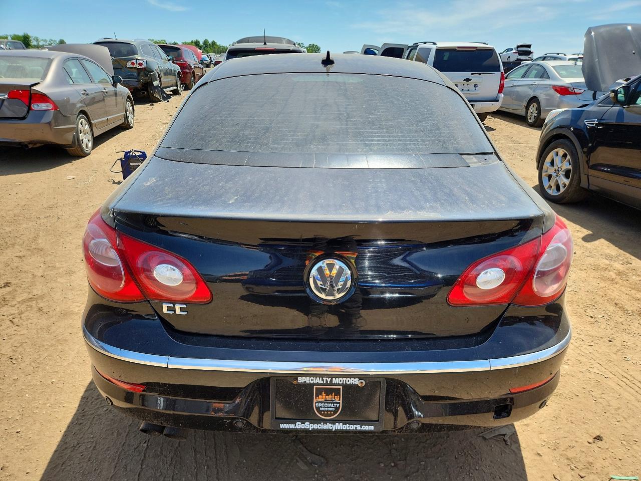 2009 Volkswagen Cc Luxury Черный vin: WVWHL73C89E557263