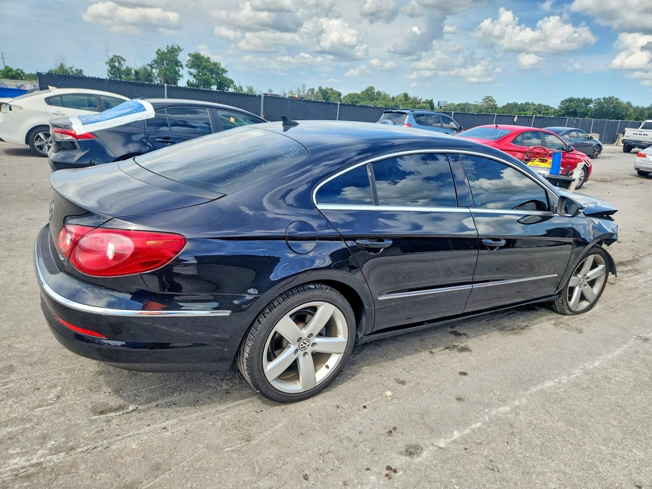 2011 Volkswagen Cc Black vin: WVWHN7AN0BE701439