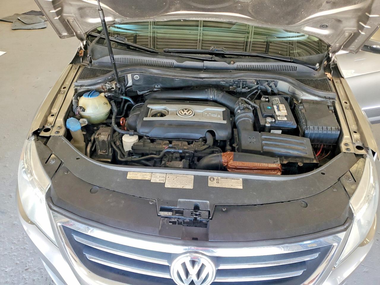 2012 Volkswagen Cc Luxury Gray vin: WVWHN7AN0CE511898