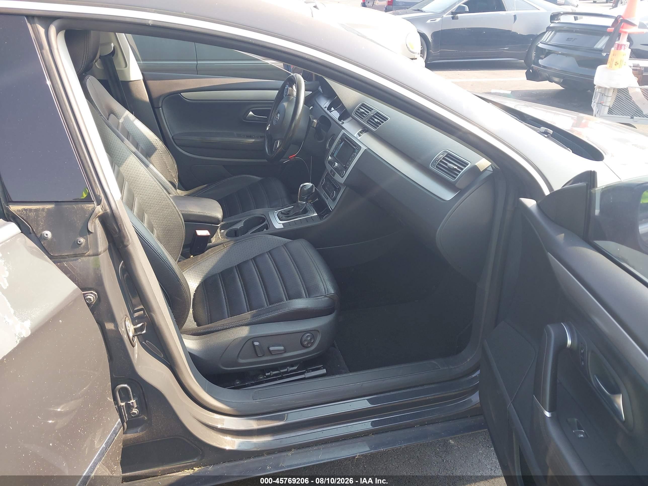 2012 Volkswagen Cc Lux Gray vin: WVWHN7AN1CE503079