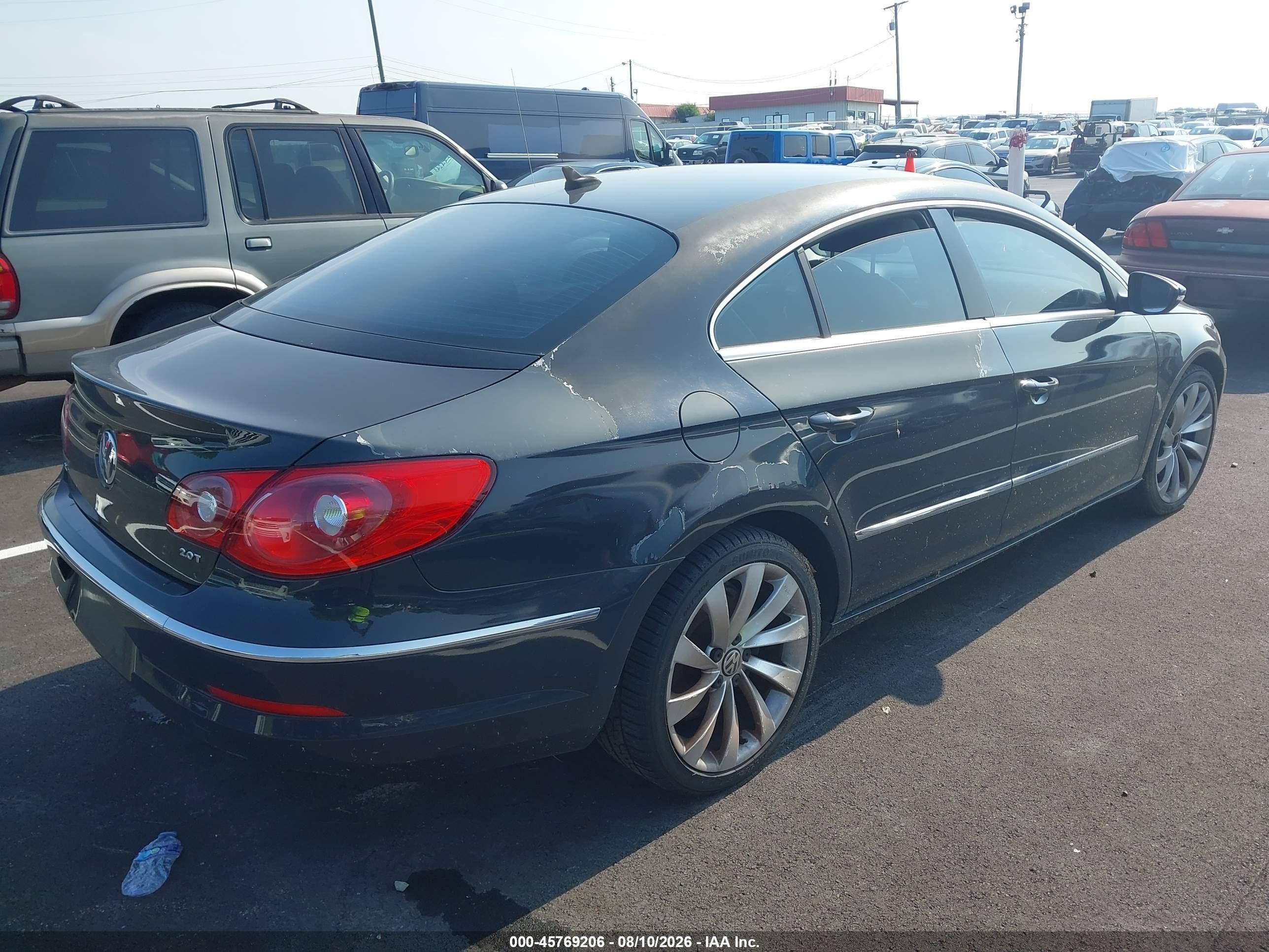 2012 Volkswagen Cc Lux Gray vin: WVWHN7AN1CE503079