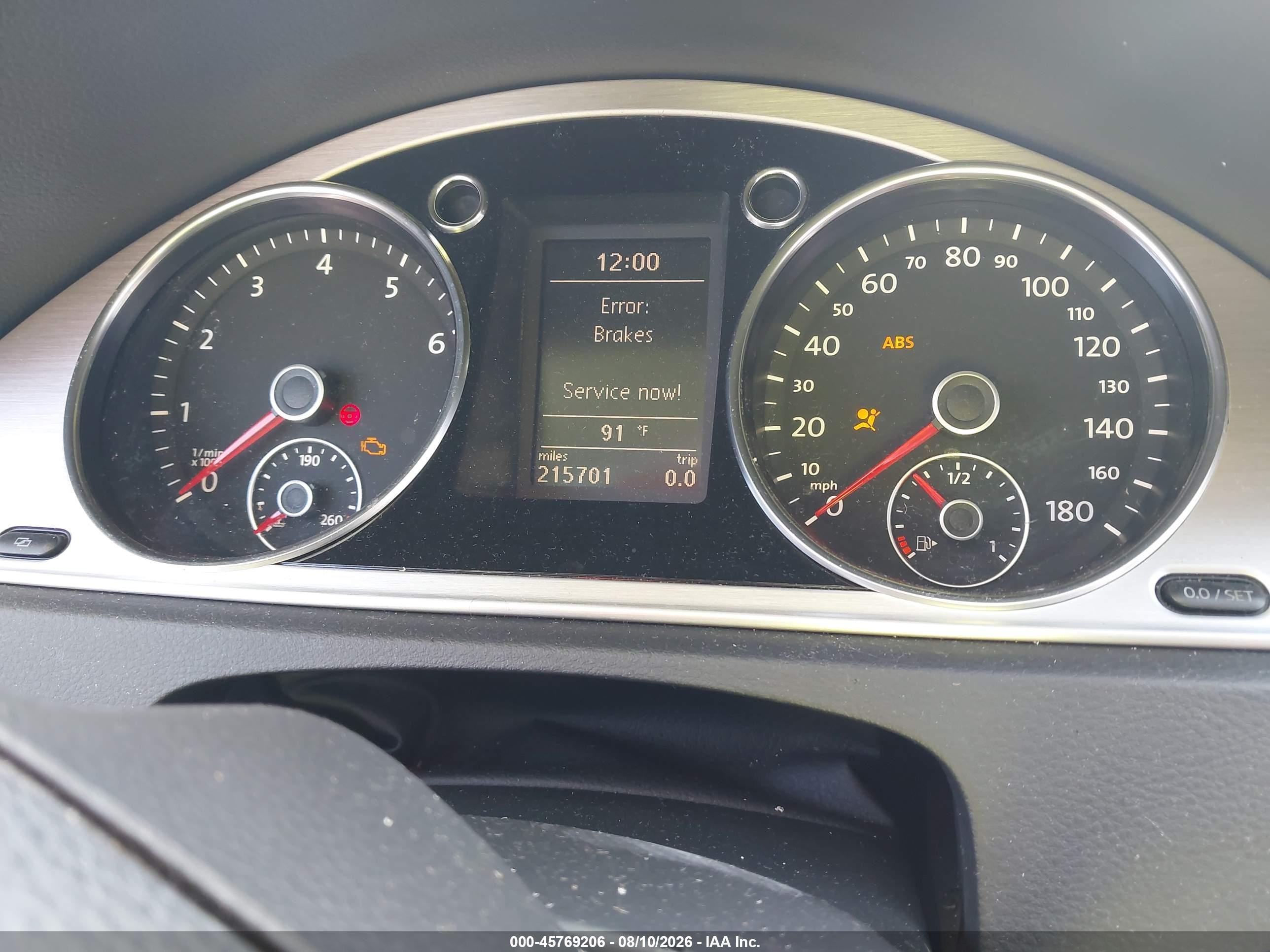 2012 Volkswagen Cc Lux Gray vin: WVWHN7AN1CE503079