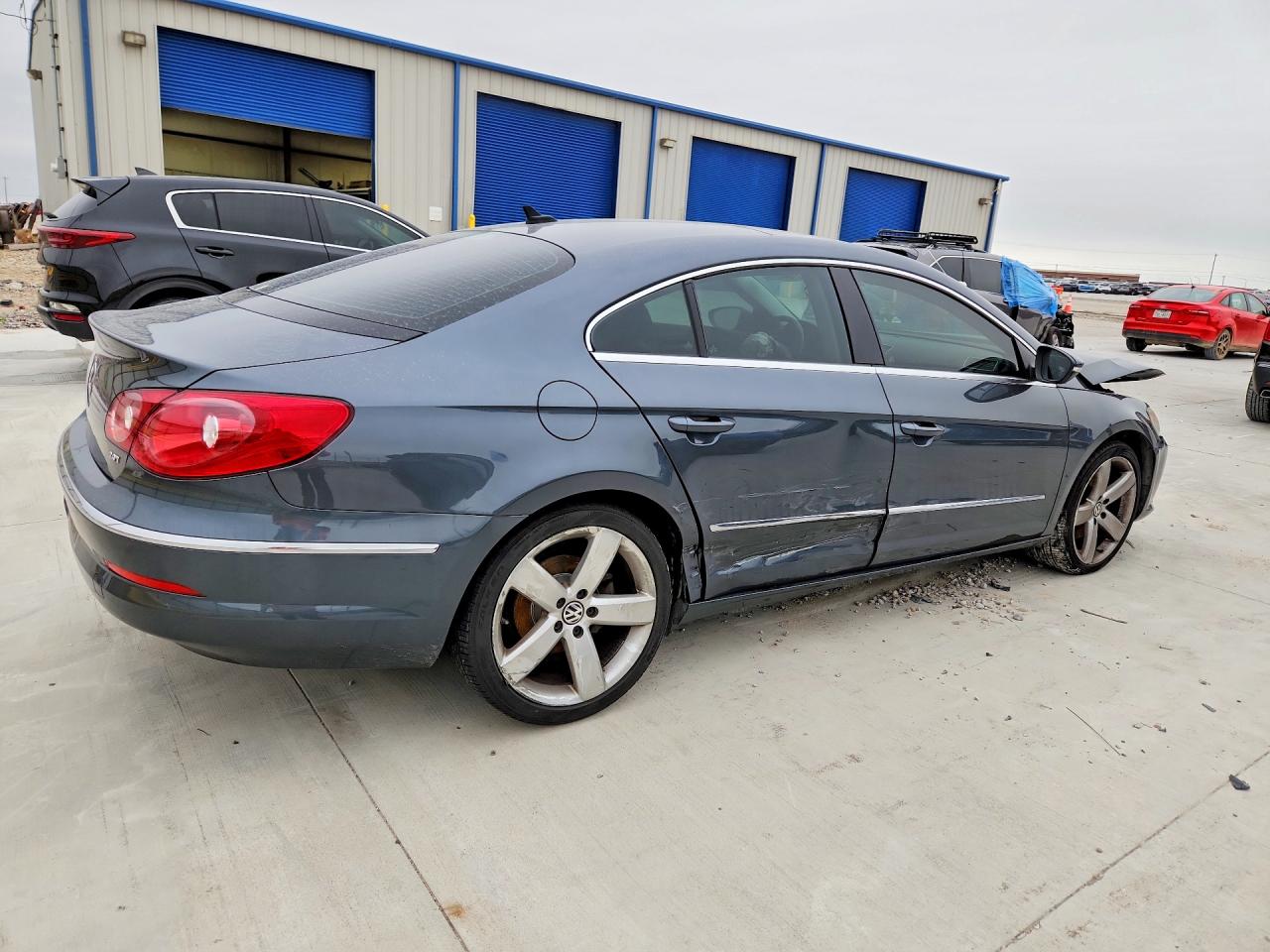2012 Volkswagen Cc Luxury Gray vin: WVWHN7AN1CE505768