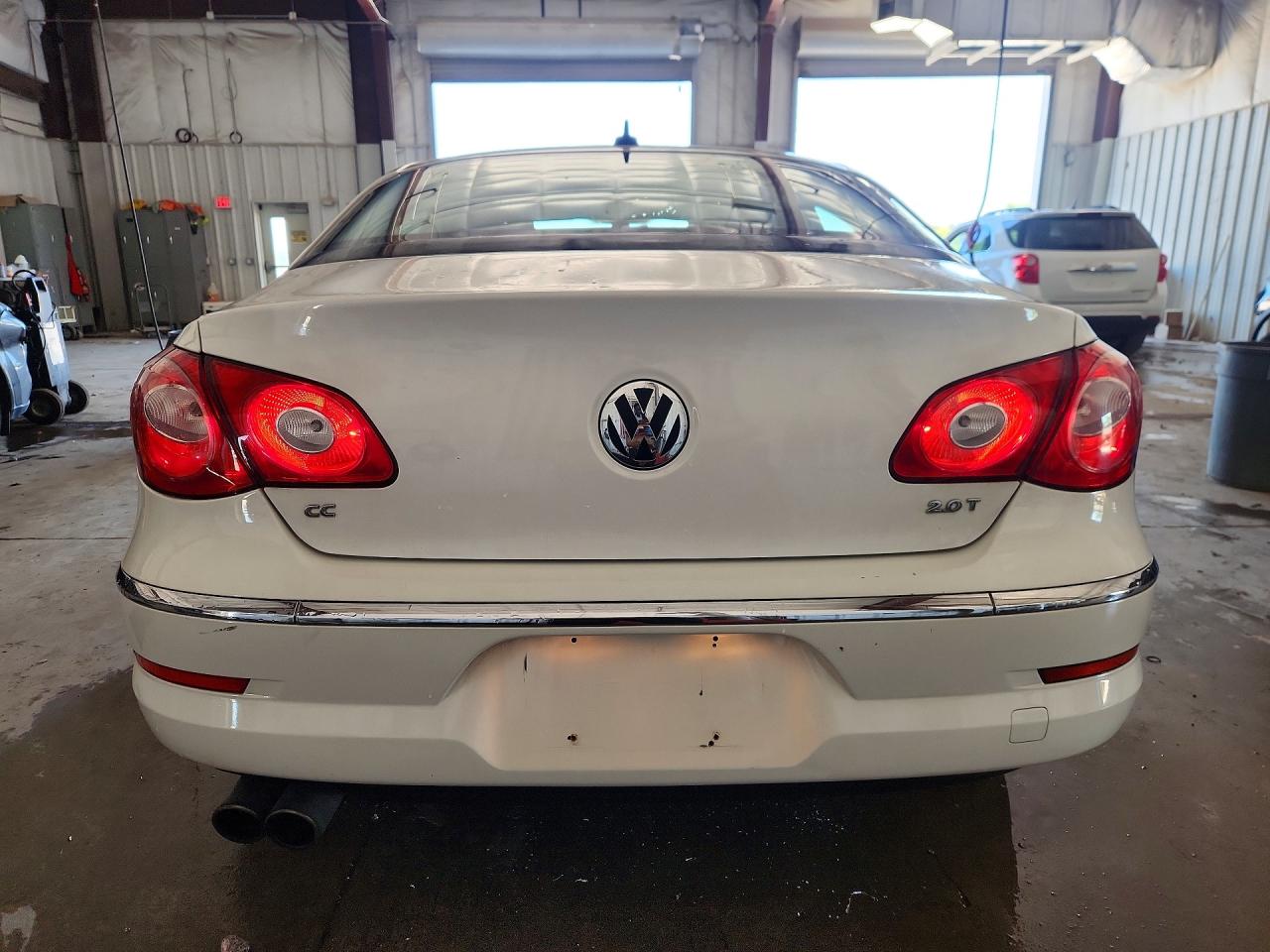 2012 Volkswagen Cc Luxury White vin: WVWHN7AN1CE509755