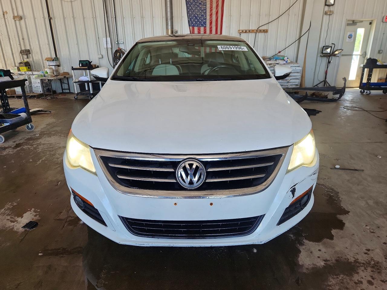 2012 Volkswagen Cc Luxury White vin: WVWHN7AN1CE509755