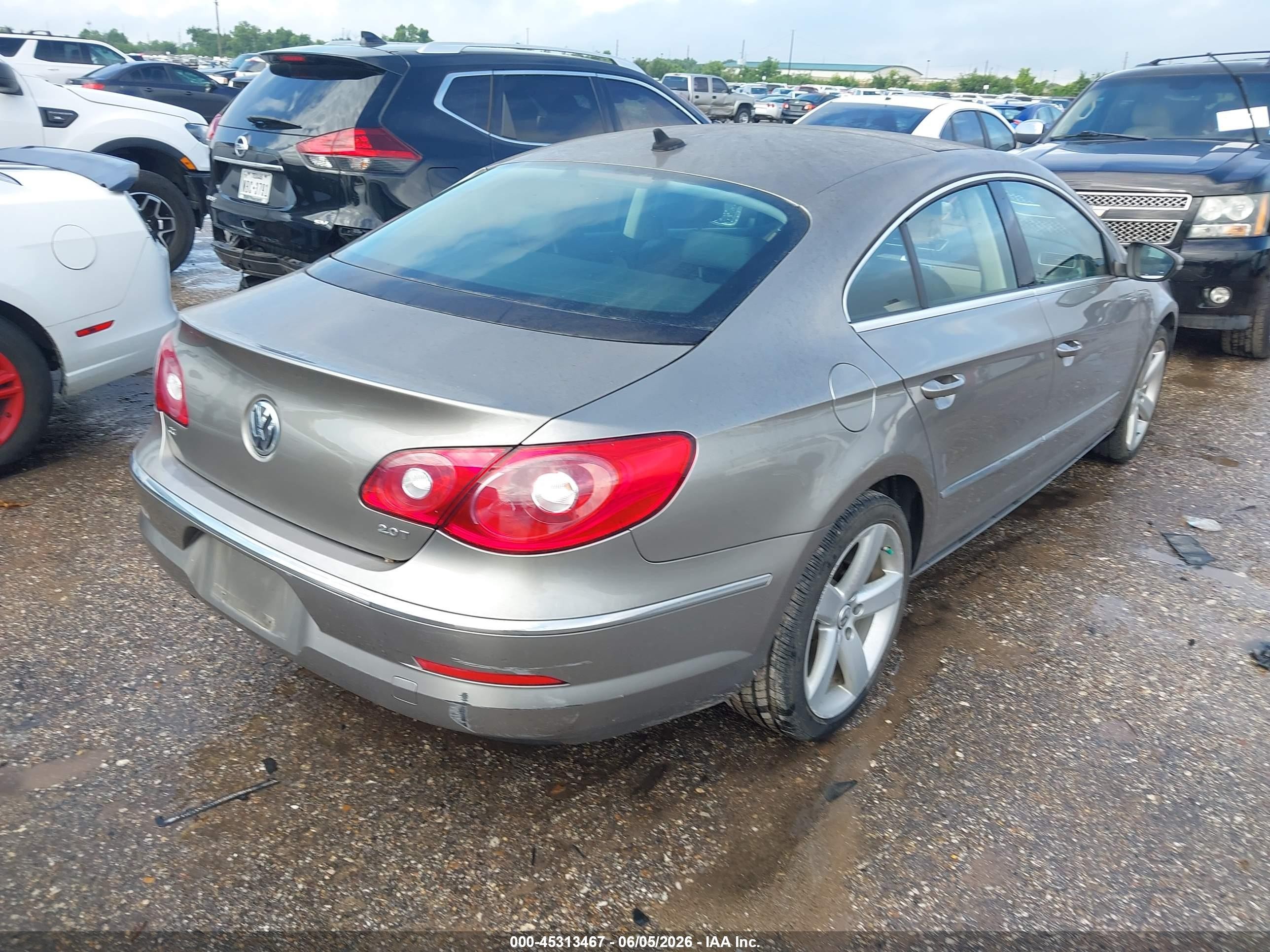 2012 Volkswagen Cc Lux Plus Brown vin: WVWHN7AN2CE523227