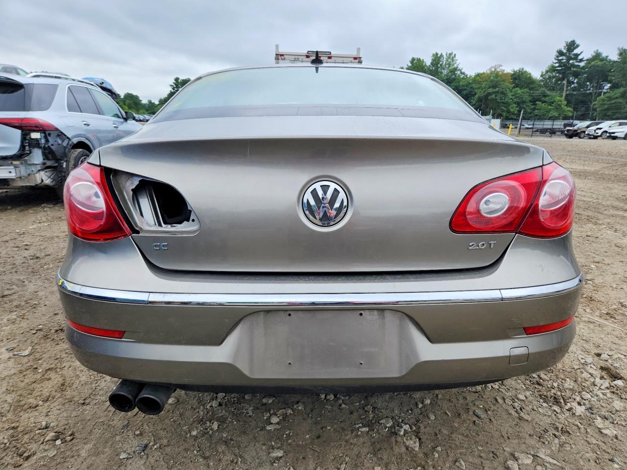 2012 Volkswagen Cc Luxury Gray vin: WVWHN7AN3CE509675