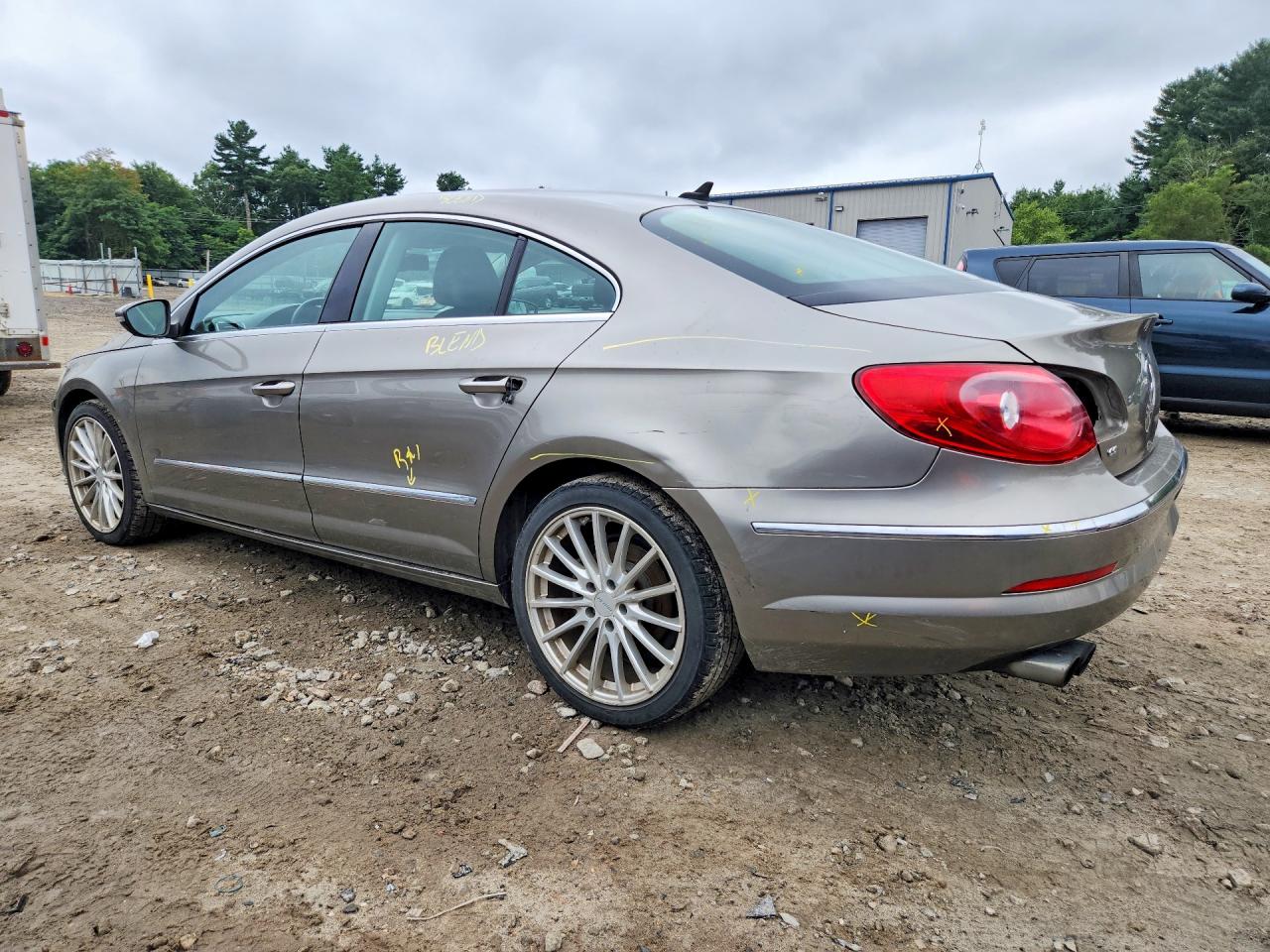 2012 Volkswagen Cc Luxury Gray vin: WVWHN7AN3CE509675