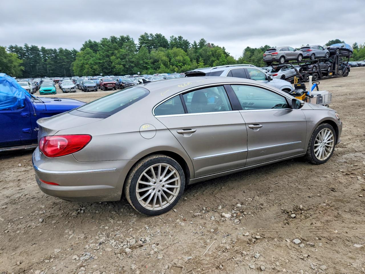 2012 Volkswagen Cc Luxury Gray vin: WVWHN7AN3CE509675