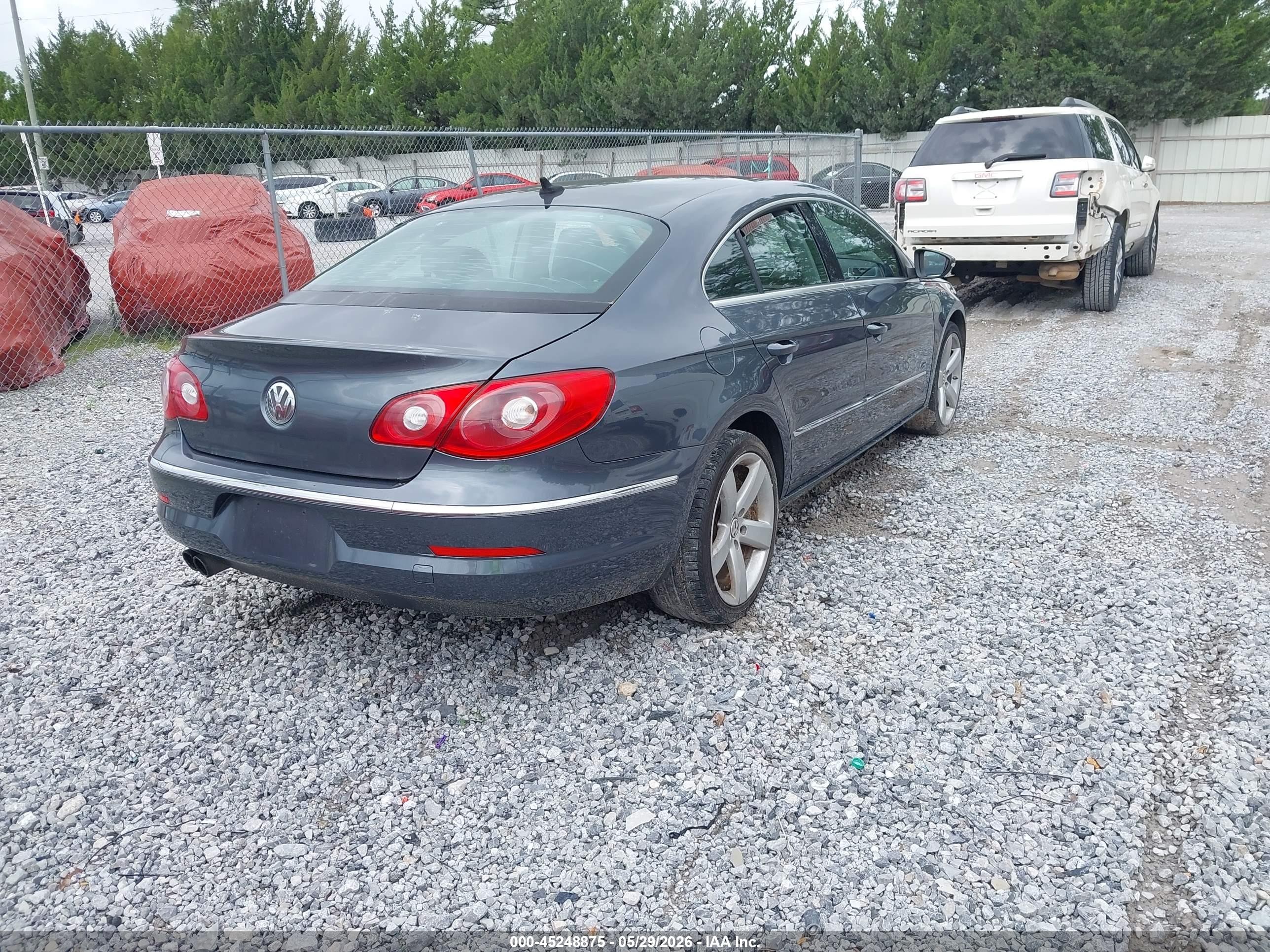 2012 Volkswagen Cc Lux Plus Gray vin: WVWHN7AN4CE530681
