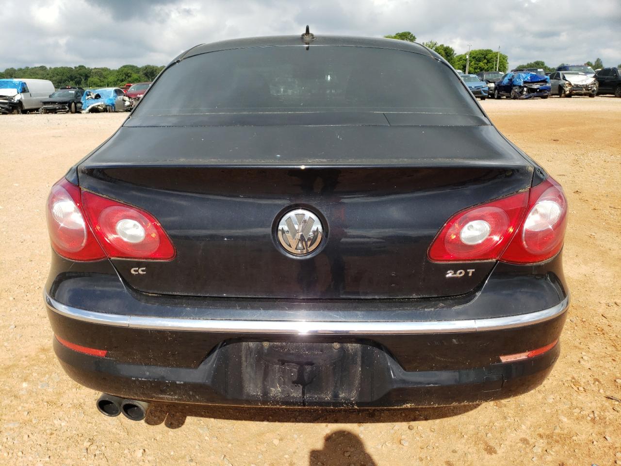 2011 Volkswagen Cc Luxury Black vin: WVWHN7AN5BE705826