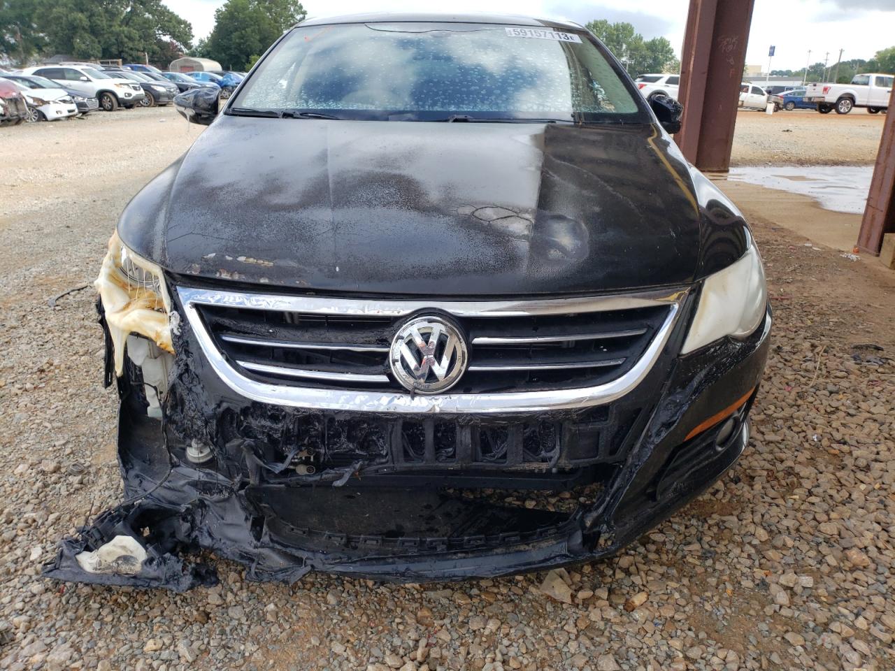 2011 Volkswagen Cc Luxury Black vin: WVWHN7AN5BE705826