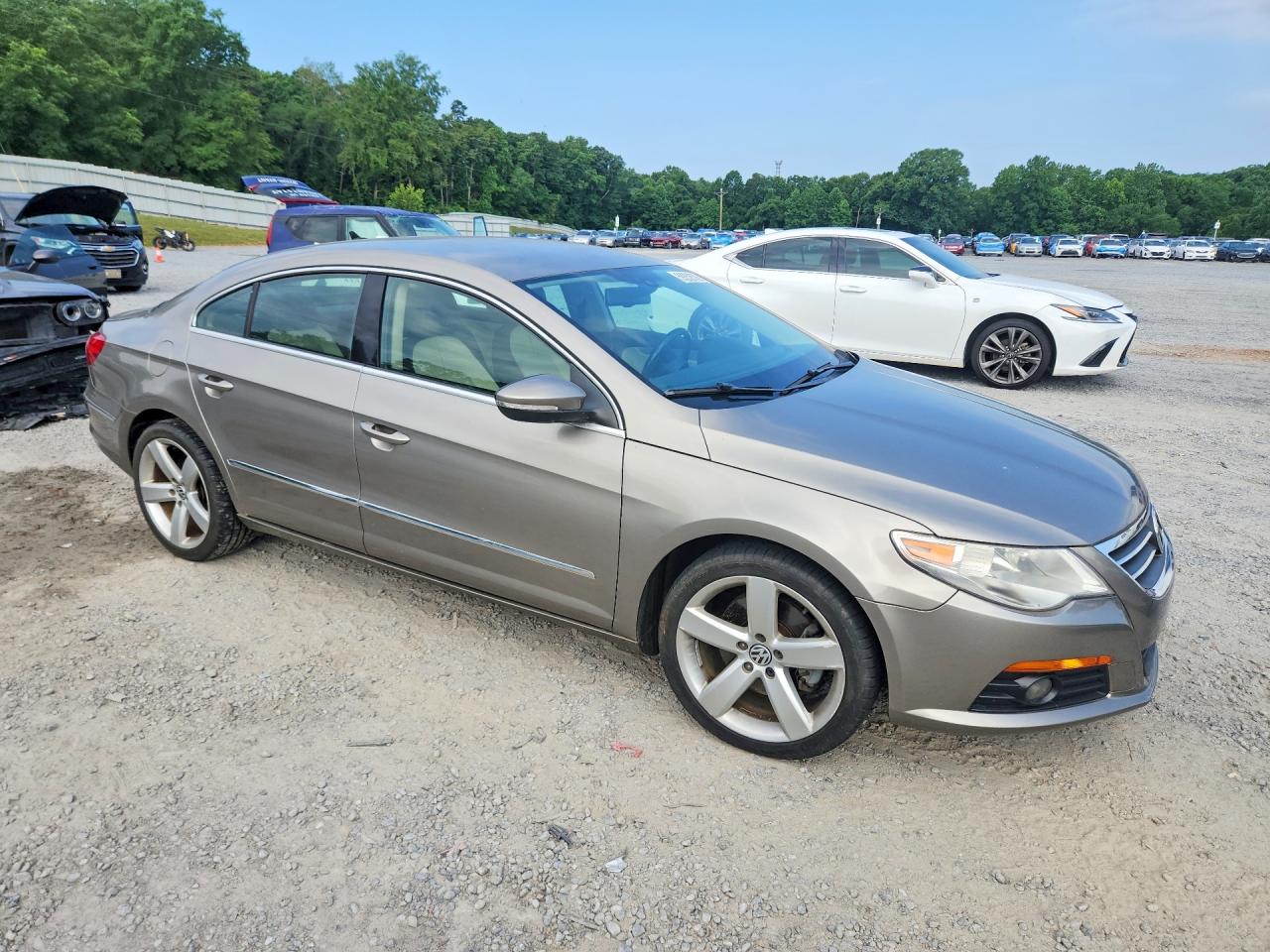 2011 Volkswagen Cc Luxury Gray vin: WVWHN7AN6BE700750