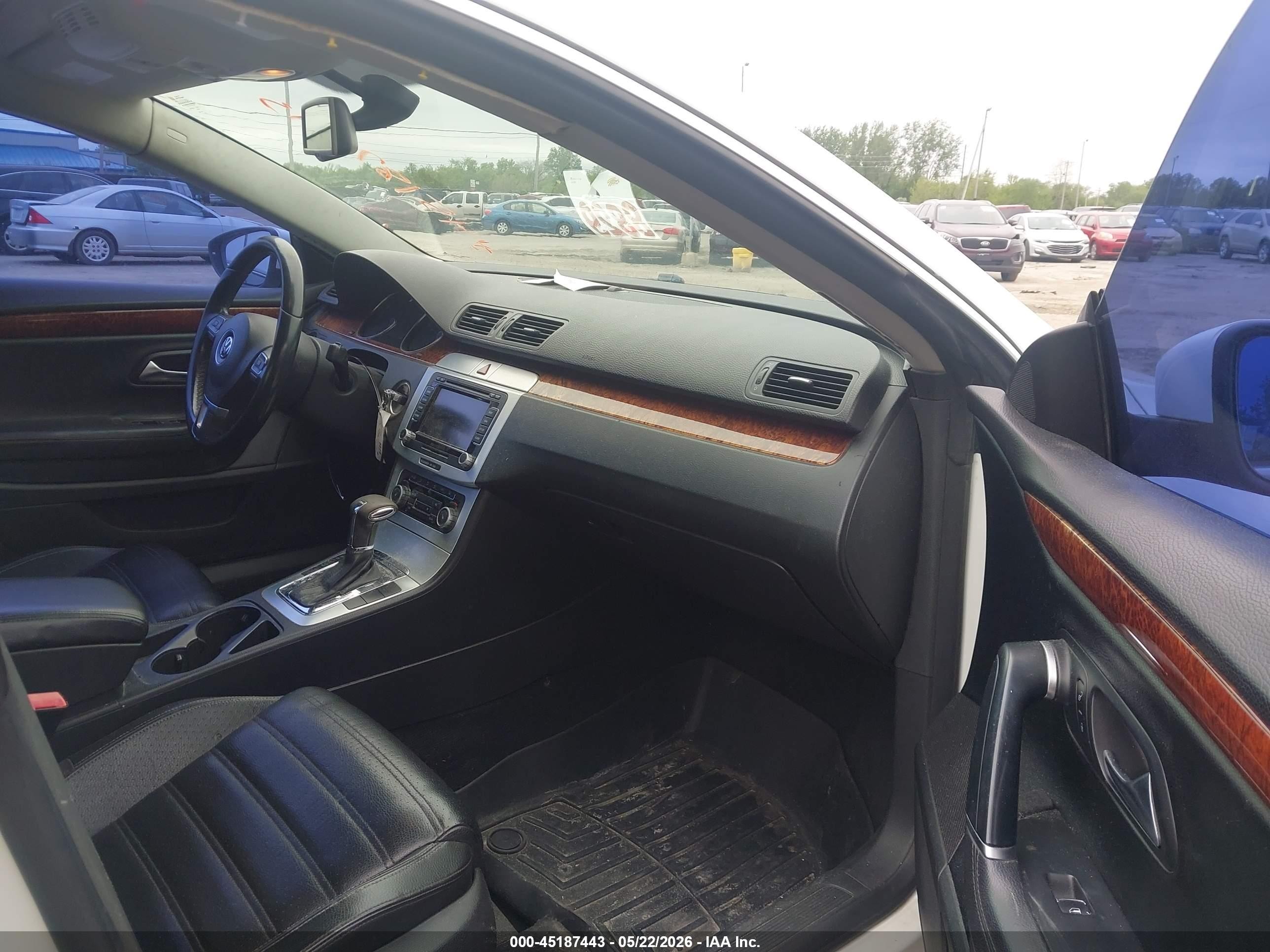 2011 Volkswagen Cc Lux Plus White vin: WVWHN7AN6BE718293