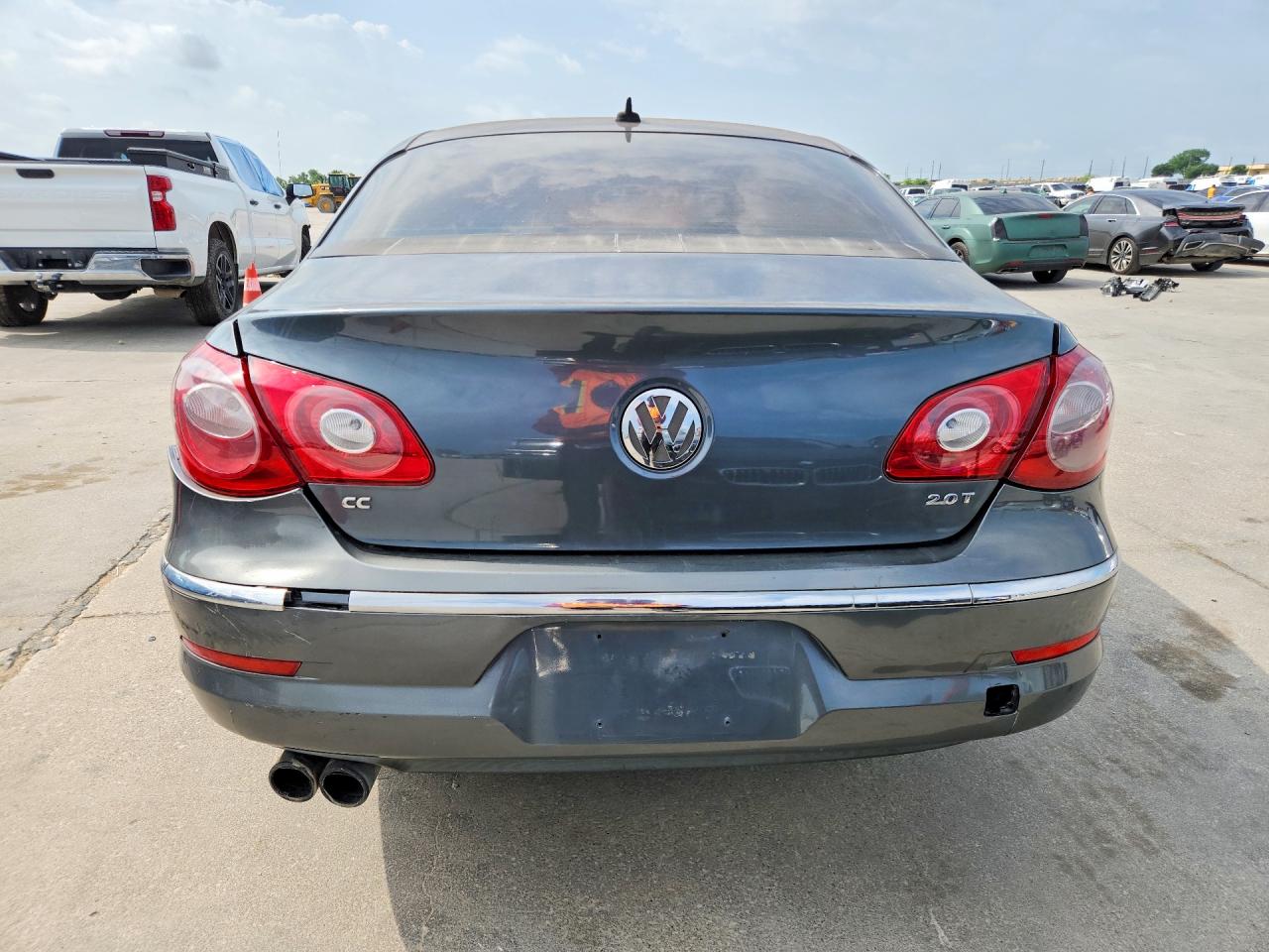 2012 Volkswagen Cc Luxury Charcoal vin: WVWHN7AN7CE537723