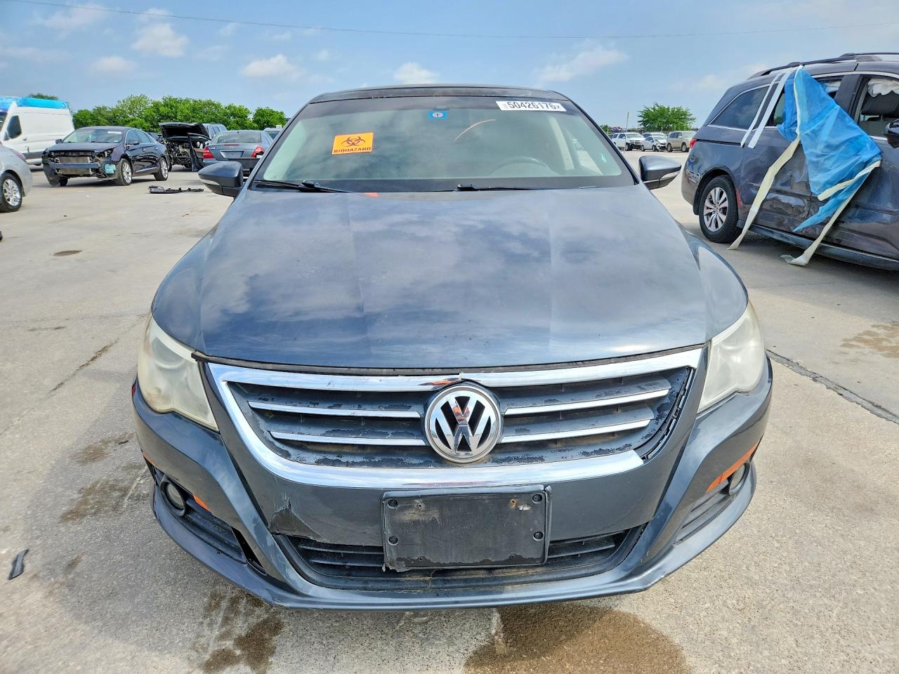 2012 Volkswagen Cc Luxury Charcoal vin: WVWHN7AN7CE537723