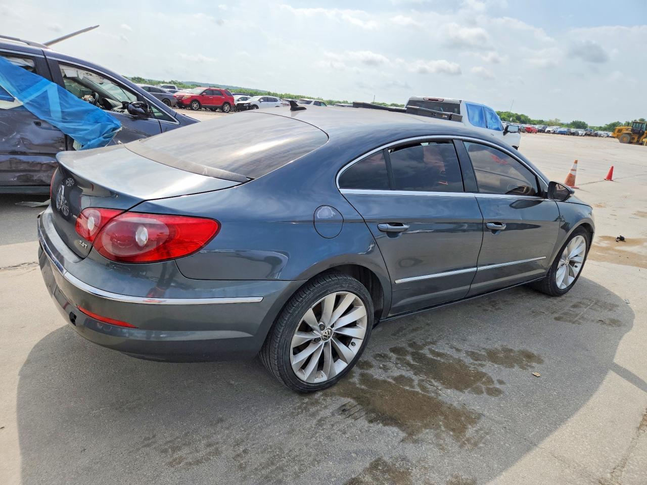 2012 Volkswagen Cc Luxury Charcoal vin: WVWHN7AN7CE537723