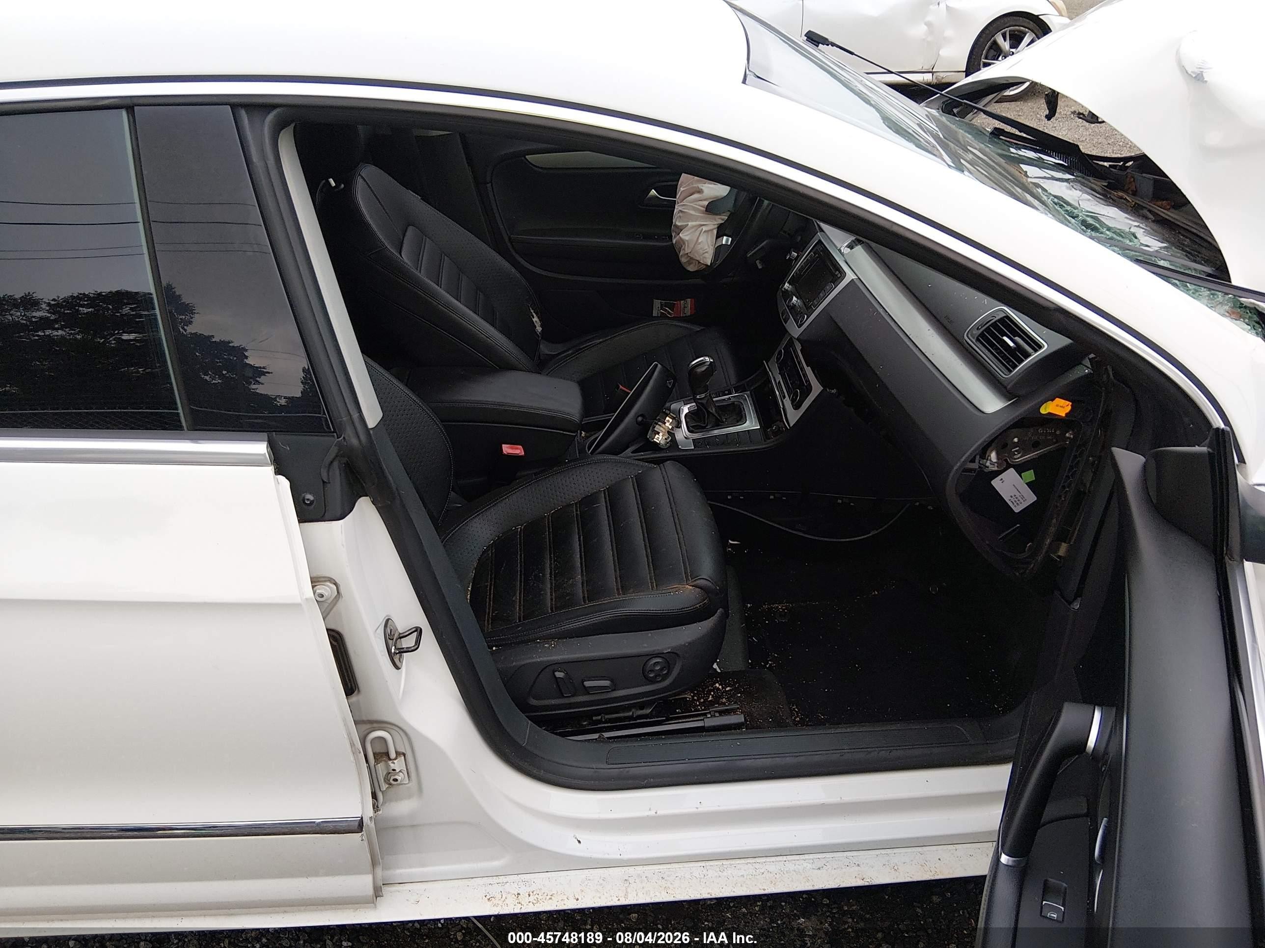 2012 Volkswagen Cc Lux White vin: WVWHN7AN8CE515956