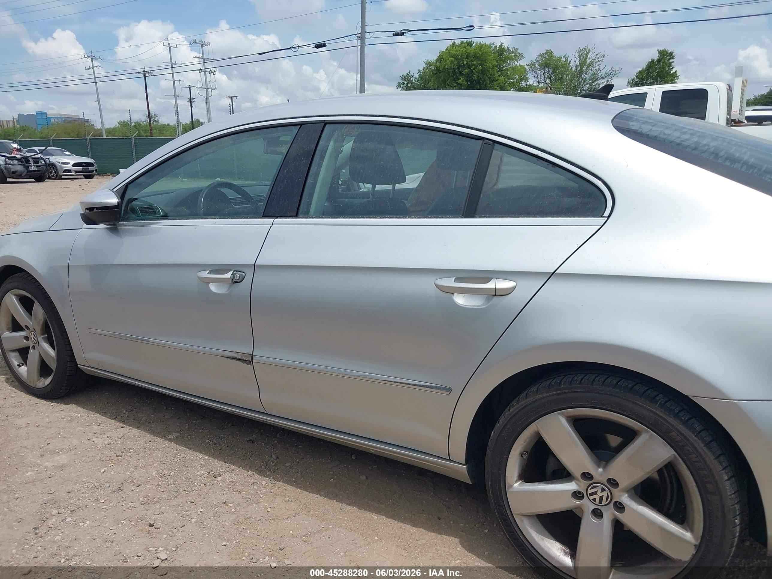 2012 Volkswagen Cc Lux Silver vin: WVWHN7AN8CE546382