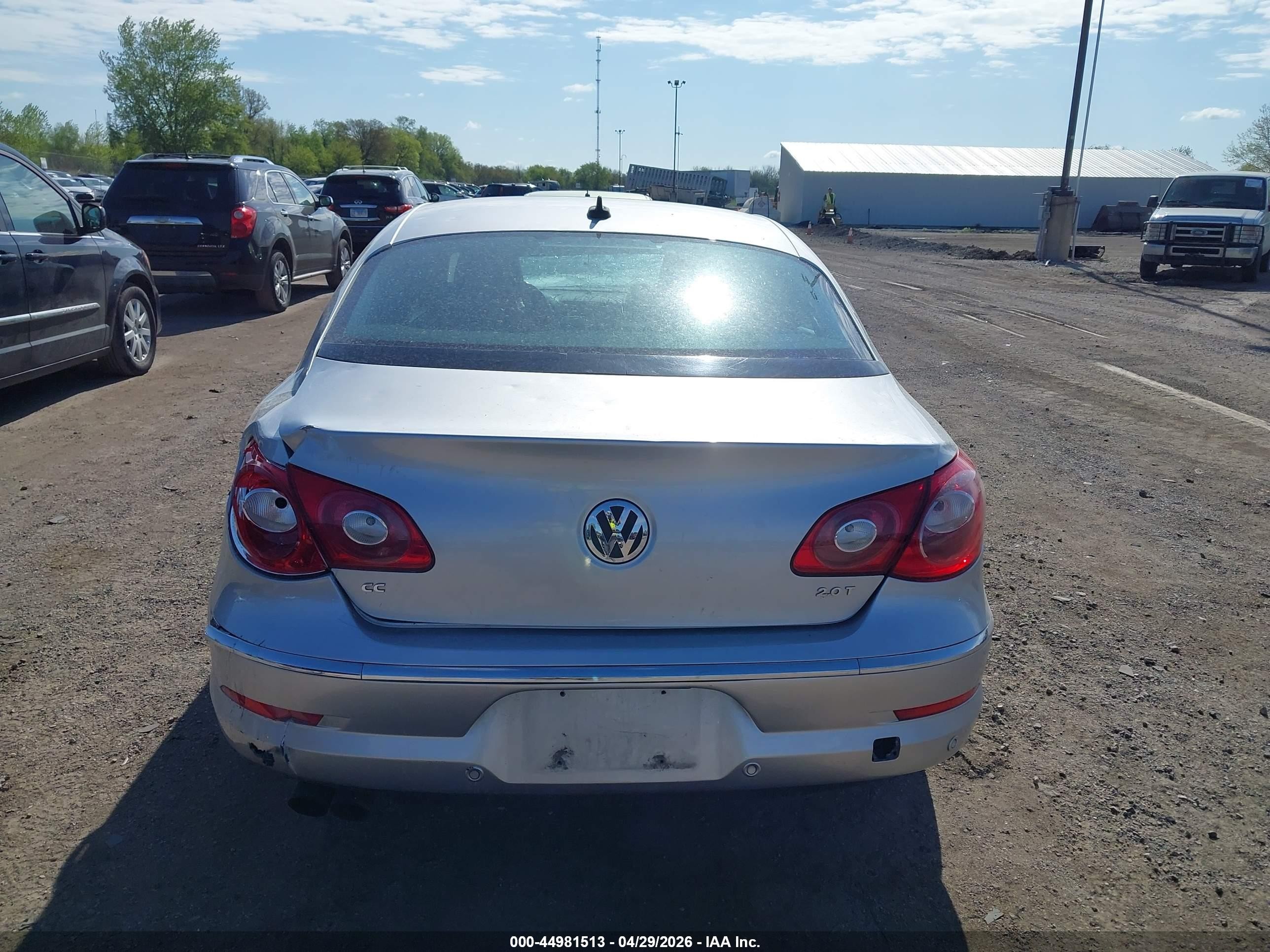 2010 Volkswagen Cc Luxury Blue vin: WVWHN7AN9AE536666