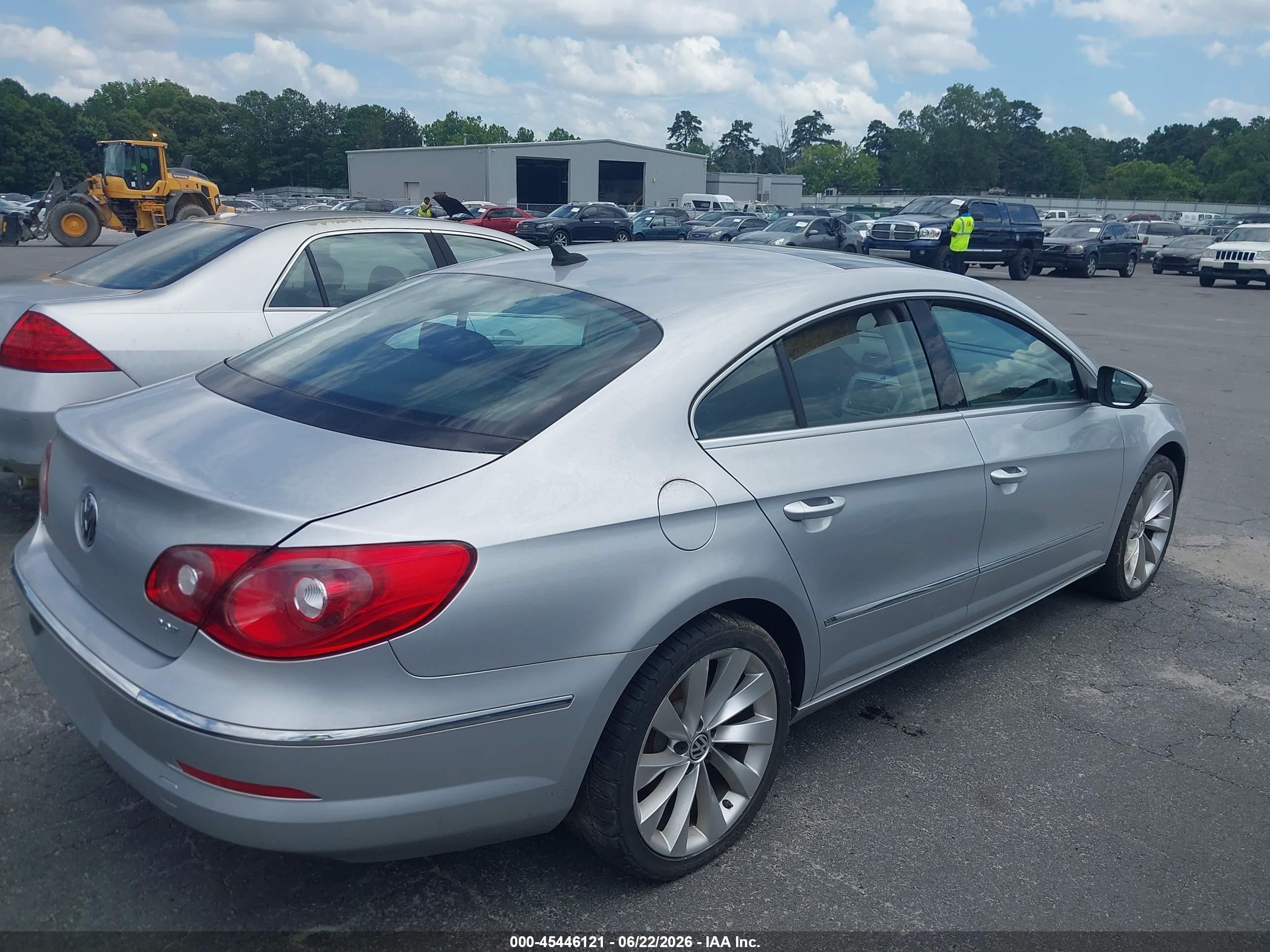 2011 Volkswagen Cc Lux Limited Silver vin: WVWHN7AN9BE733838