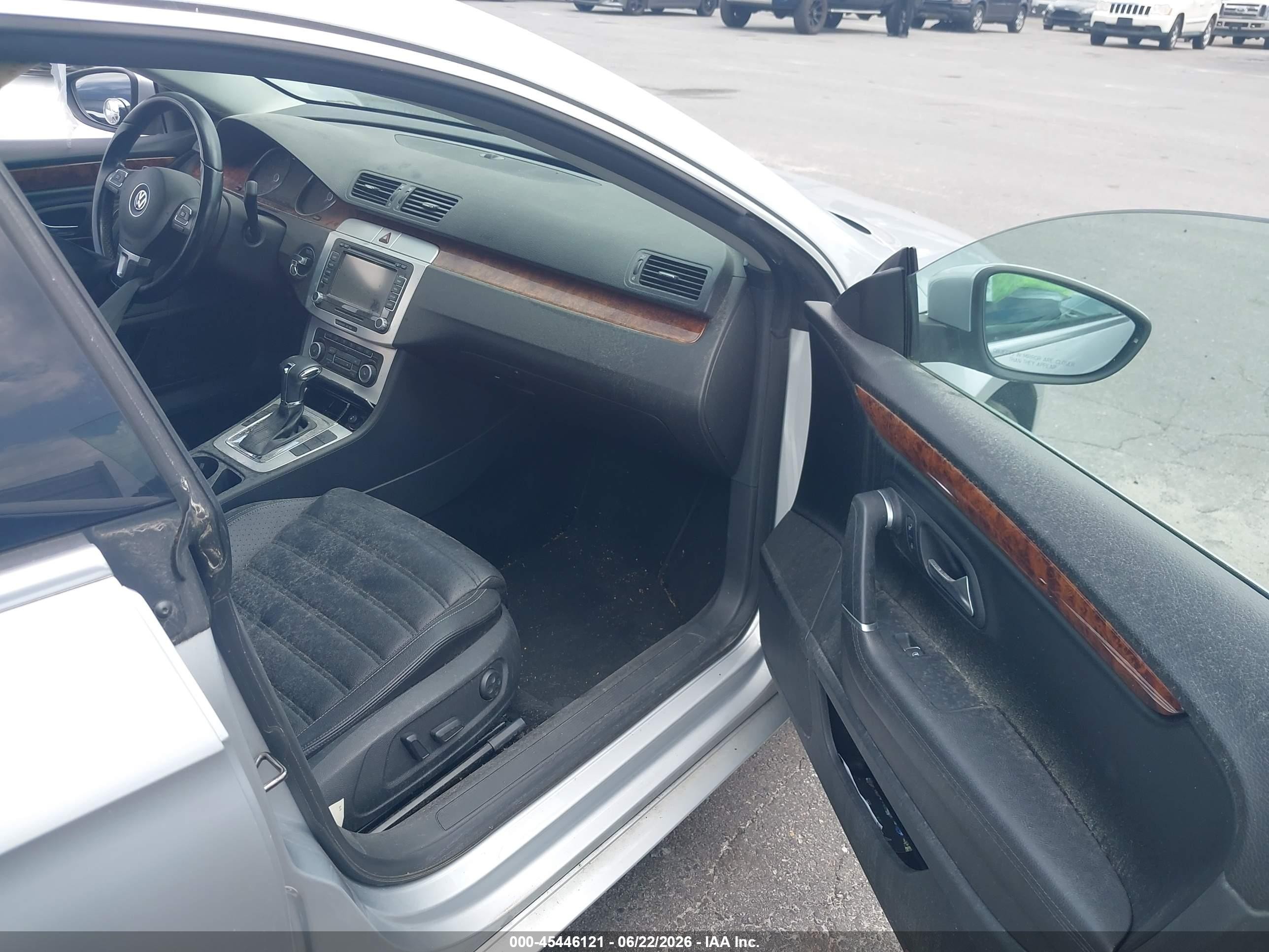 2011 Volkswagen Cc Lux Limited Silver vin: WVWHN7AN9BE733838