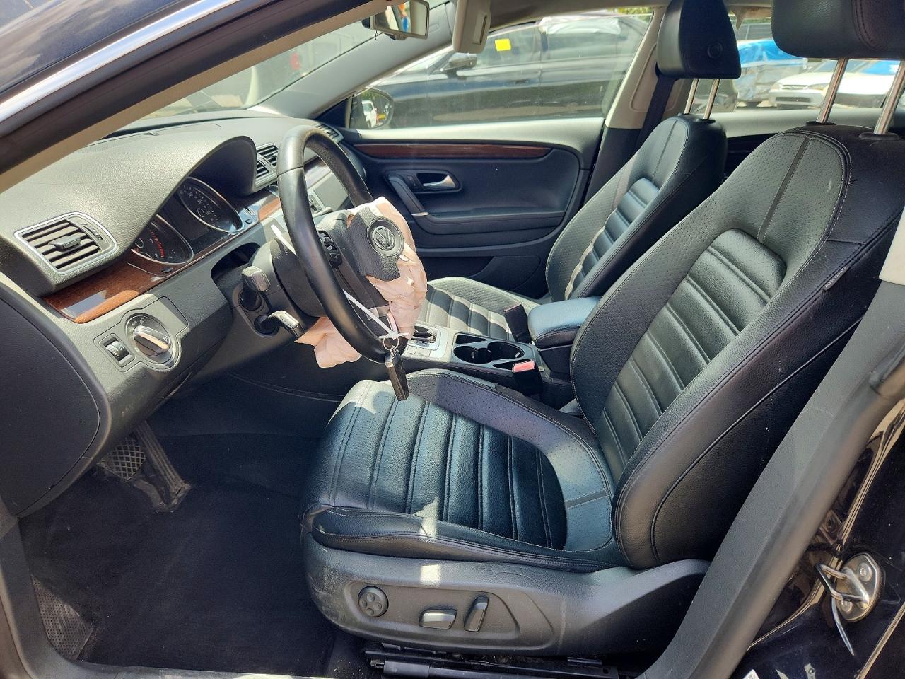 2012 Volkswagen Cc Luxury Black vin: WVWHN7AN9CE508613