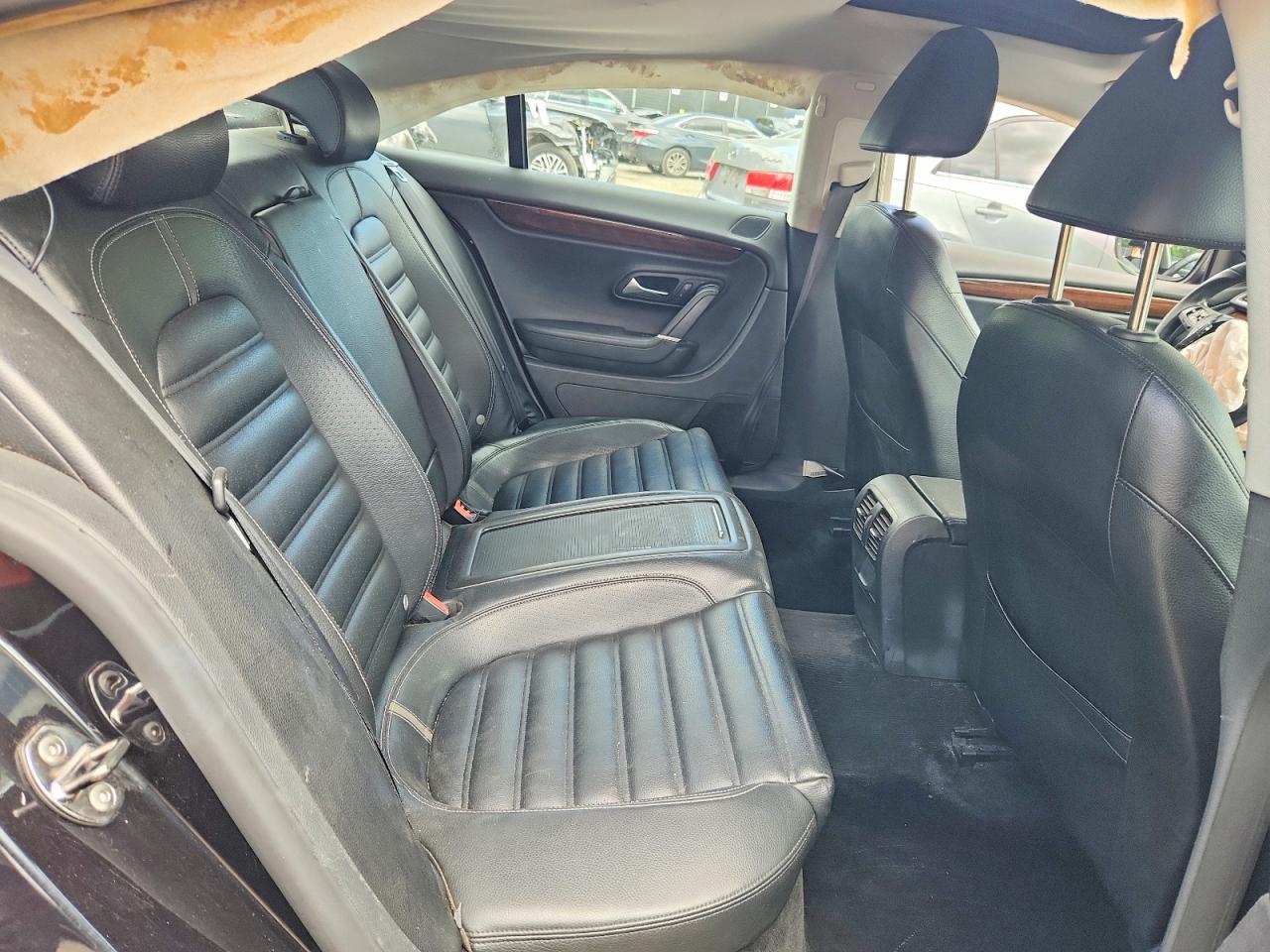 2012 Volkswagen Cc Luxury Black vin: WVWHN7AN9CE508613