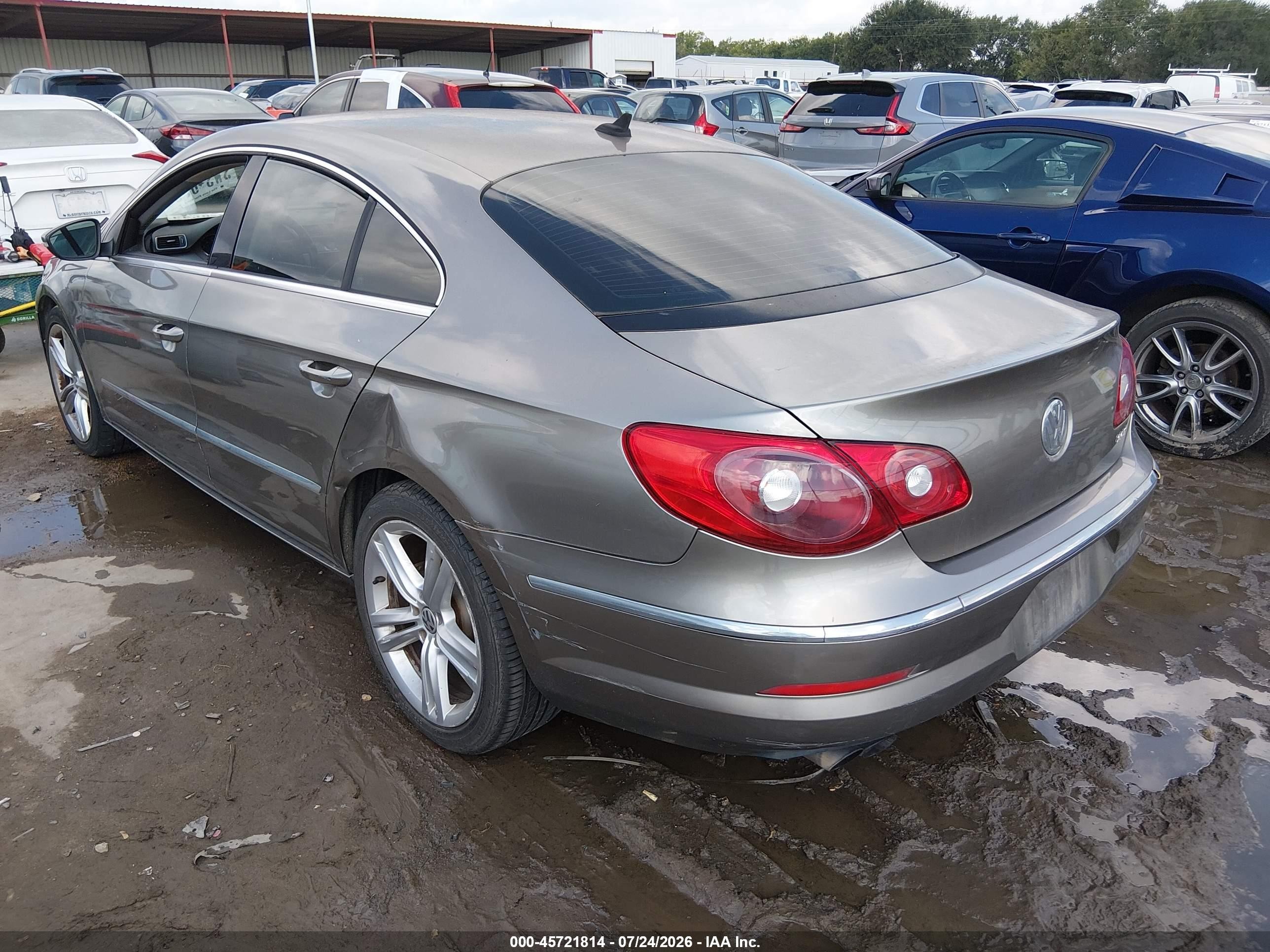2012 Volkswagen Cc Lux Champagne vin: WVWHN7AN9CE510183